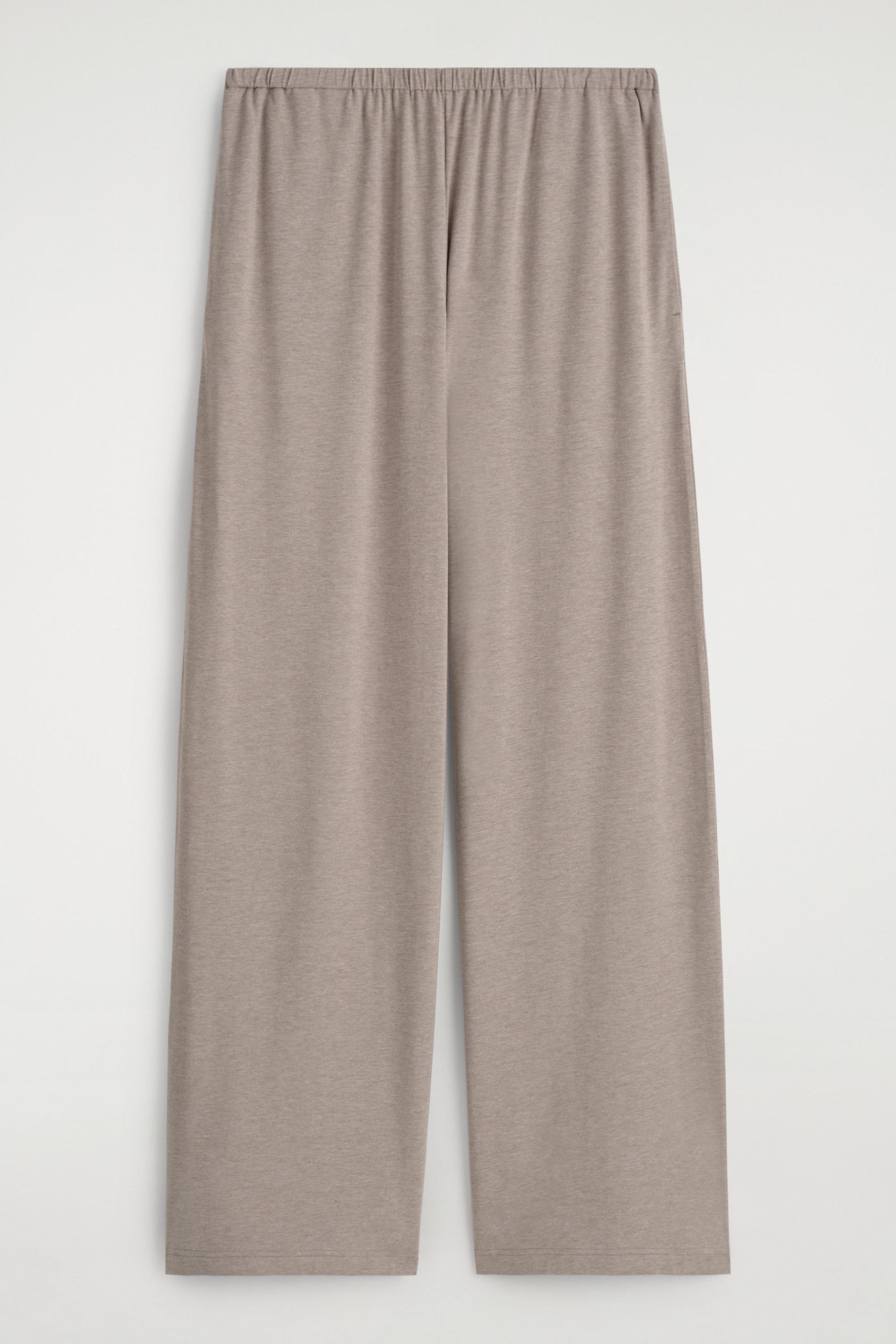 FLUID JERSEY WIDE-LEG TROUSERS