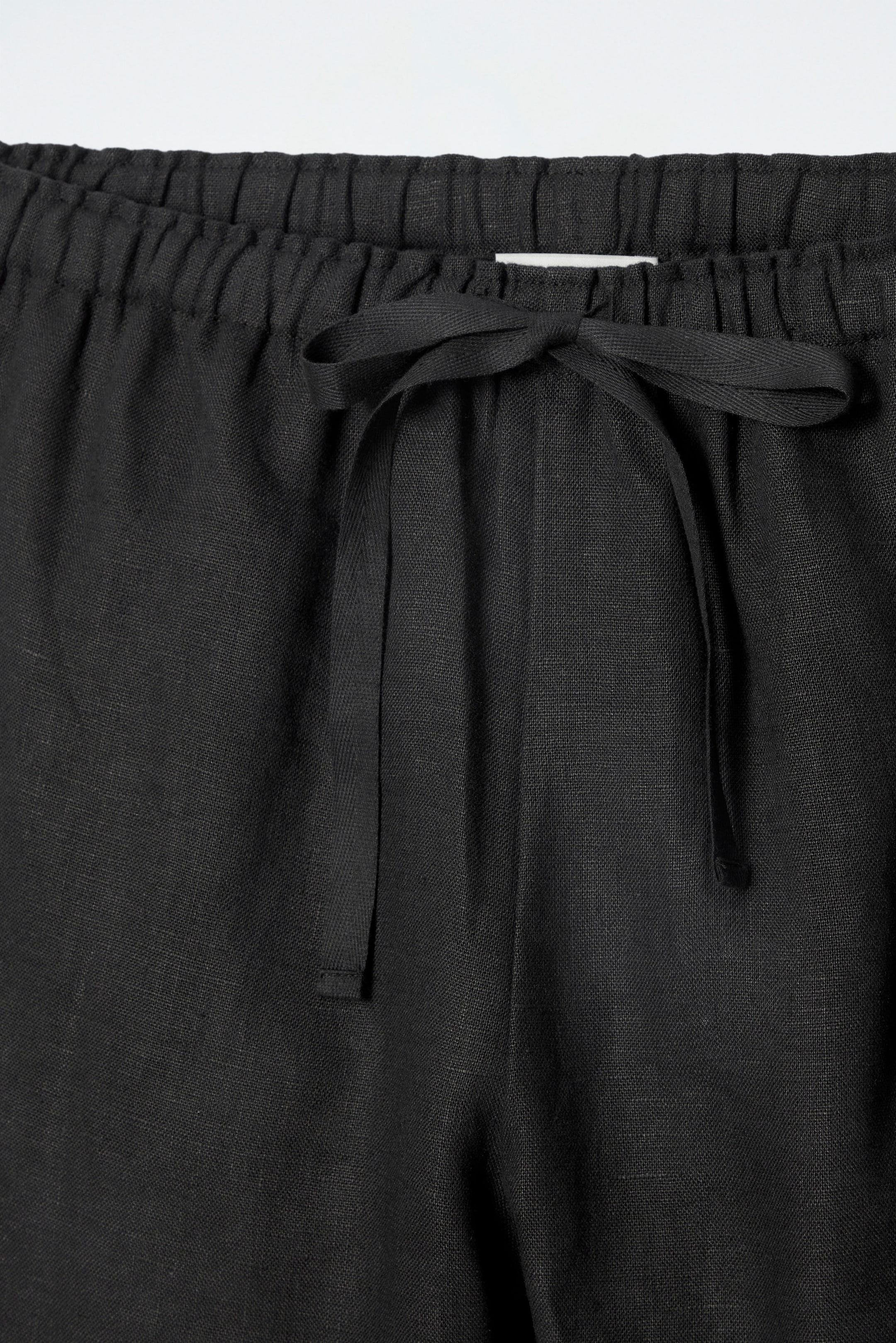 DRAWSTRING LINEN PANTS