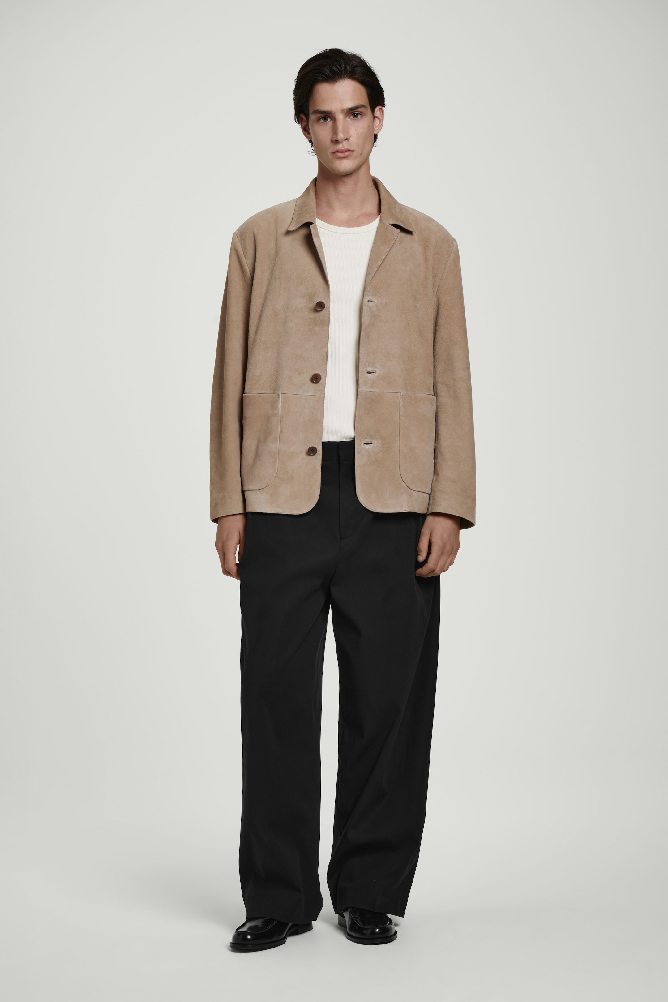 RELAXED SUEDE JACKET