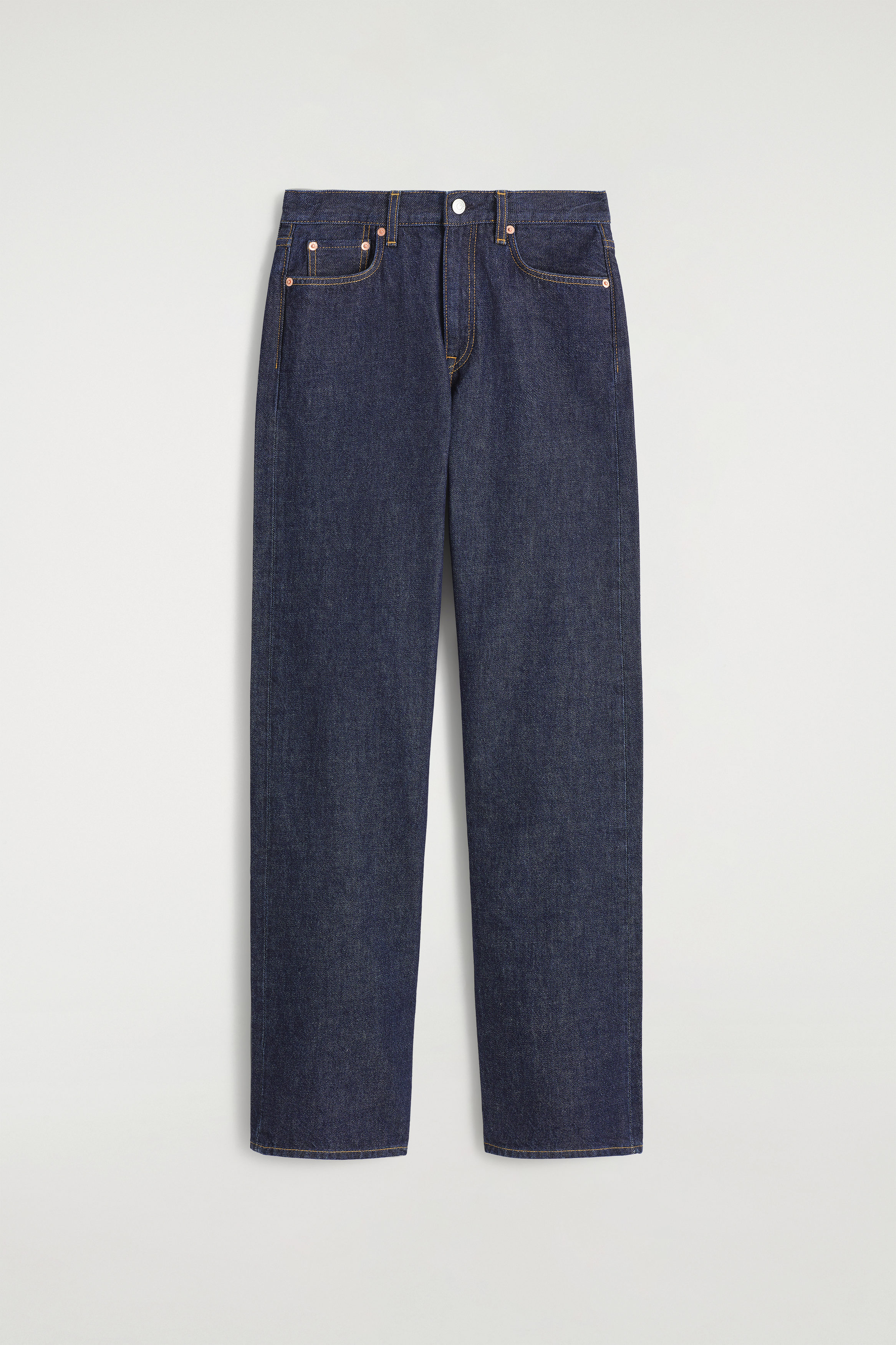 CHORD STRAIGHT-LEG JEANS - DARK INDIGO | COS US