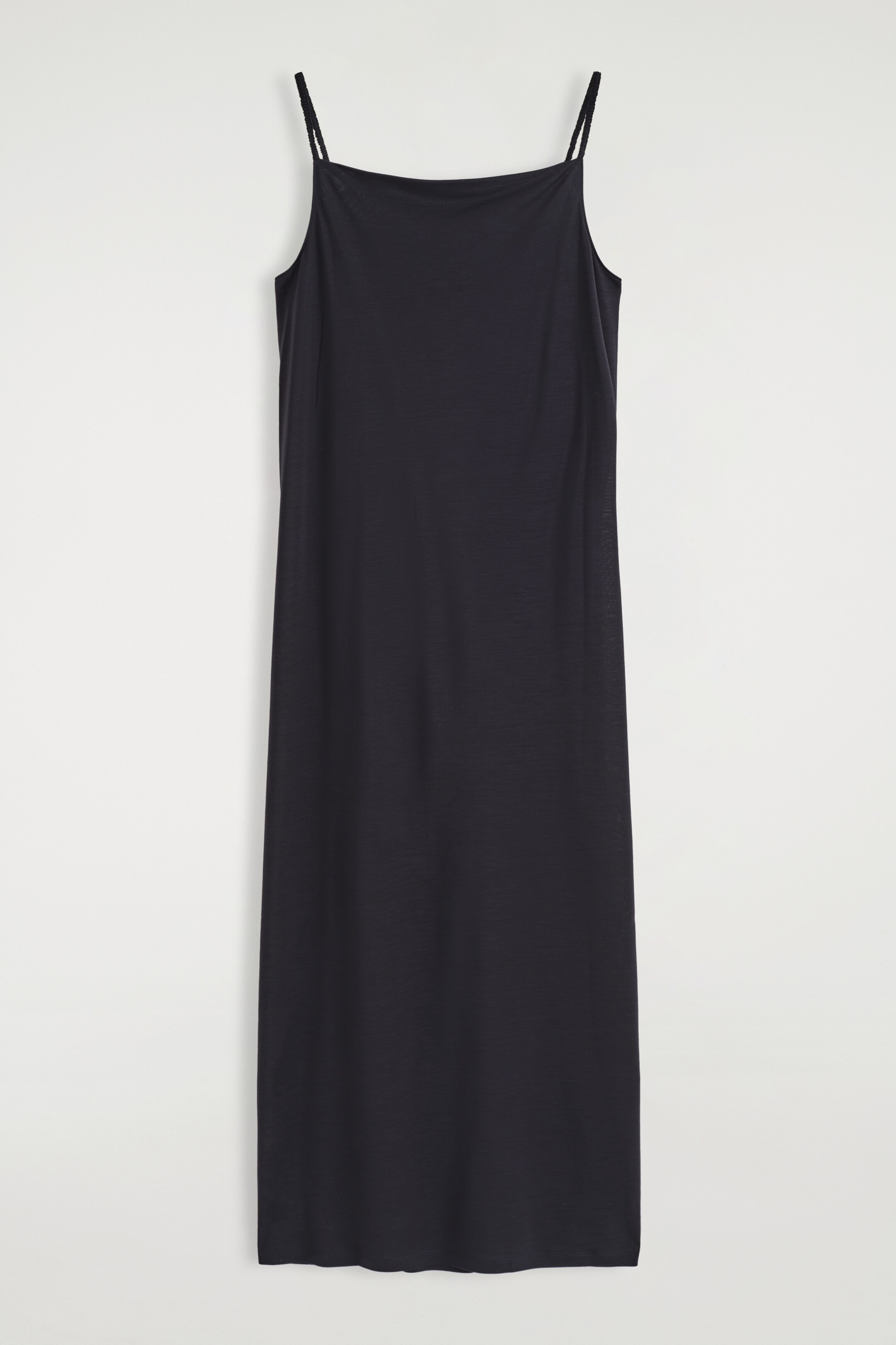 Agrandir l'image: ROBE À FINES BRETELLES ET COL CARRÉ EN JERSEY - BLEU MARINE - FEMME | H&M FR 6