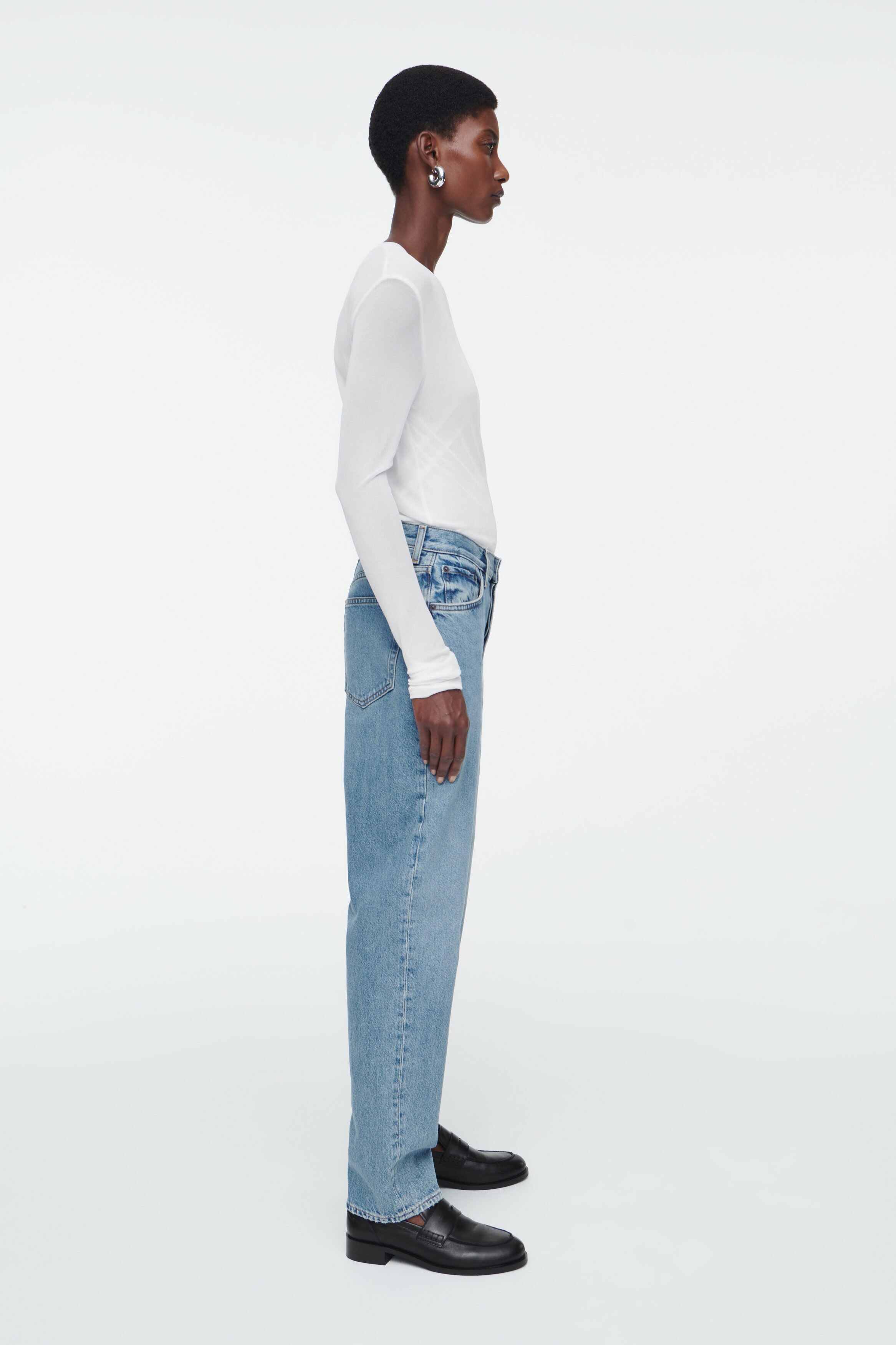 SHIFT STRAIGHT-LEG JEANS - FADED BLUE | COS