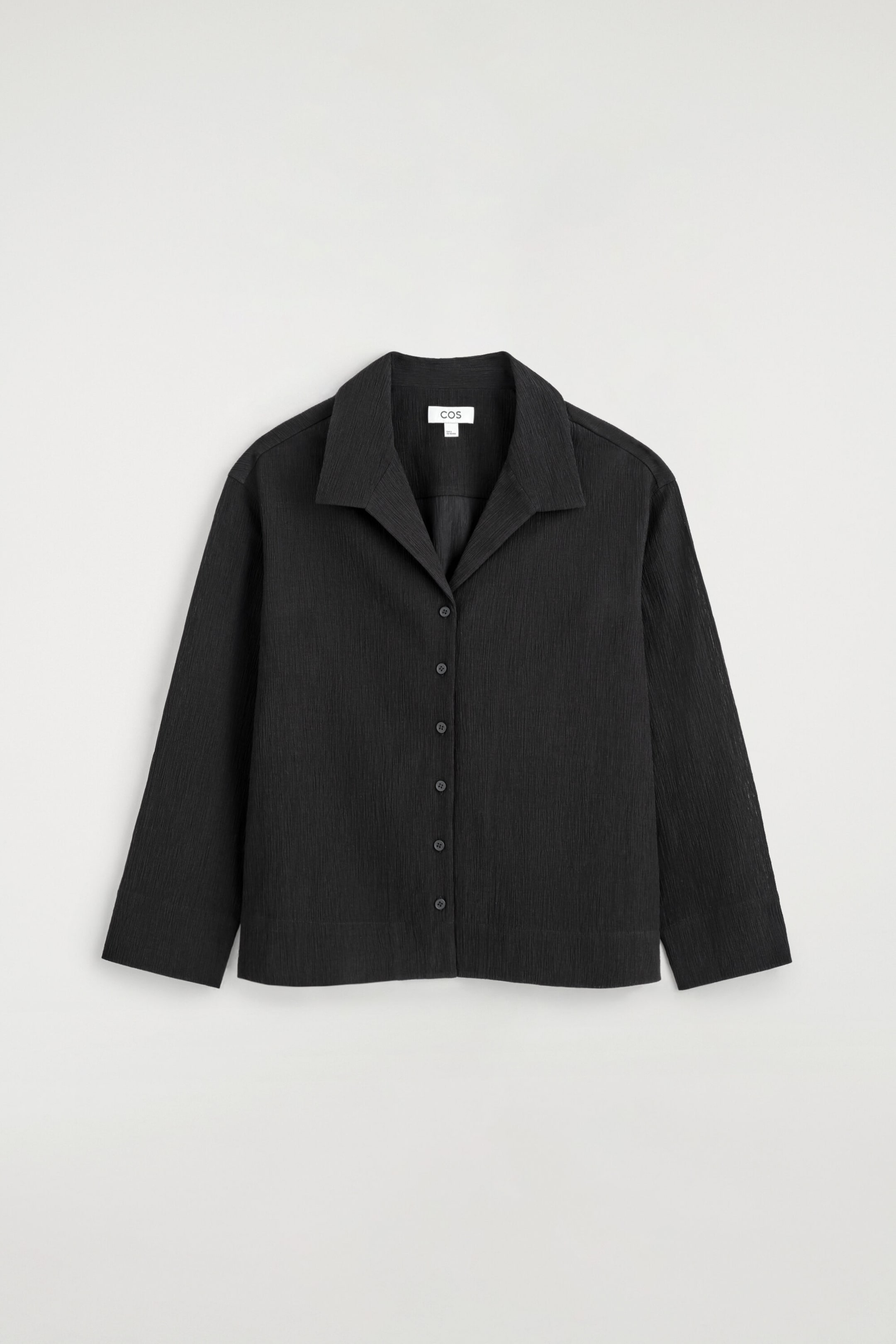 CRINKLED-JERSEY SHIRT