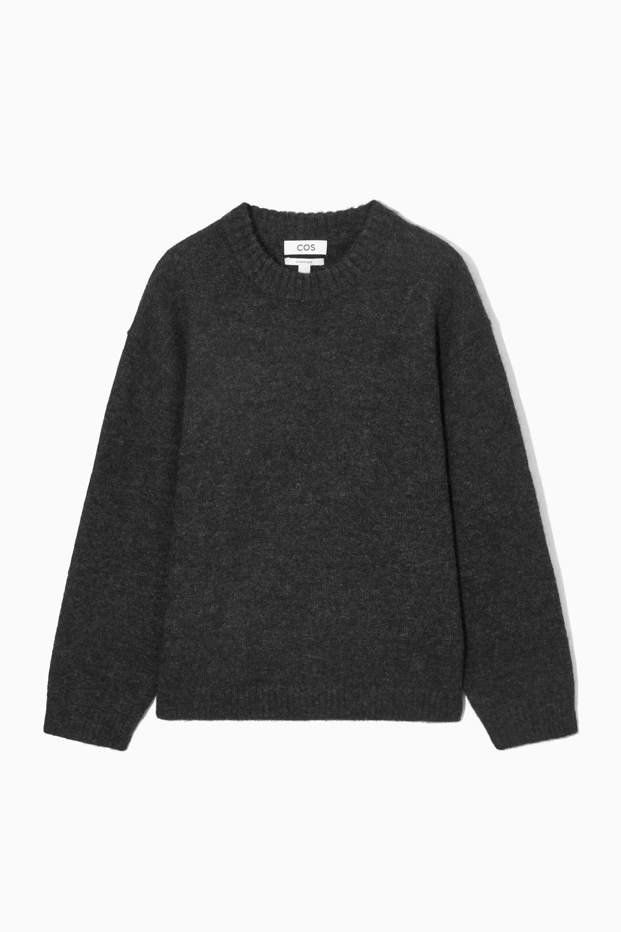 Agrandir l'image: PULL OVERSIZE ALPAGA MÉLANGÉ - NOIR CHINÉ - HOMME | H&M CH 1