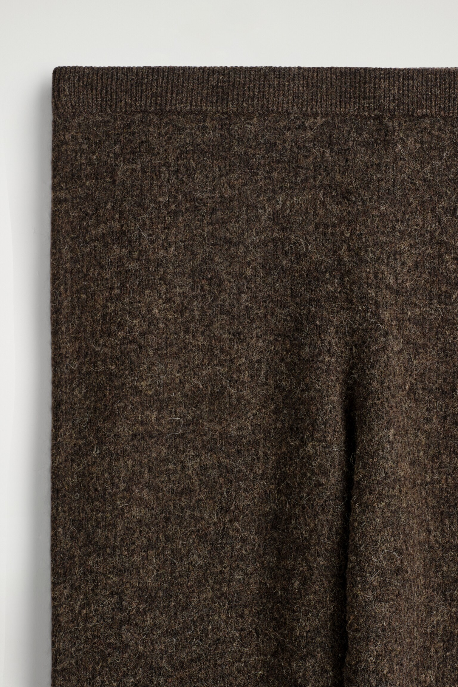 ALPACA MERINO GYAPJÚ LEGGINGS - BROWN MÉLANGE - 4