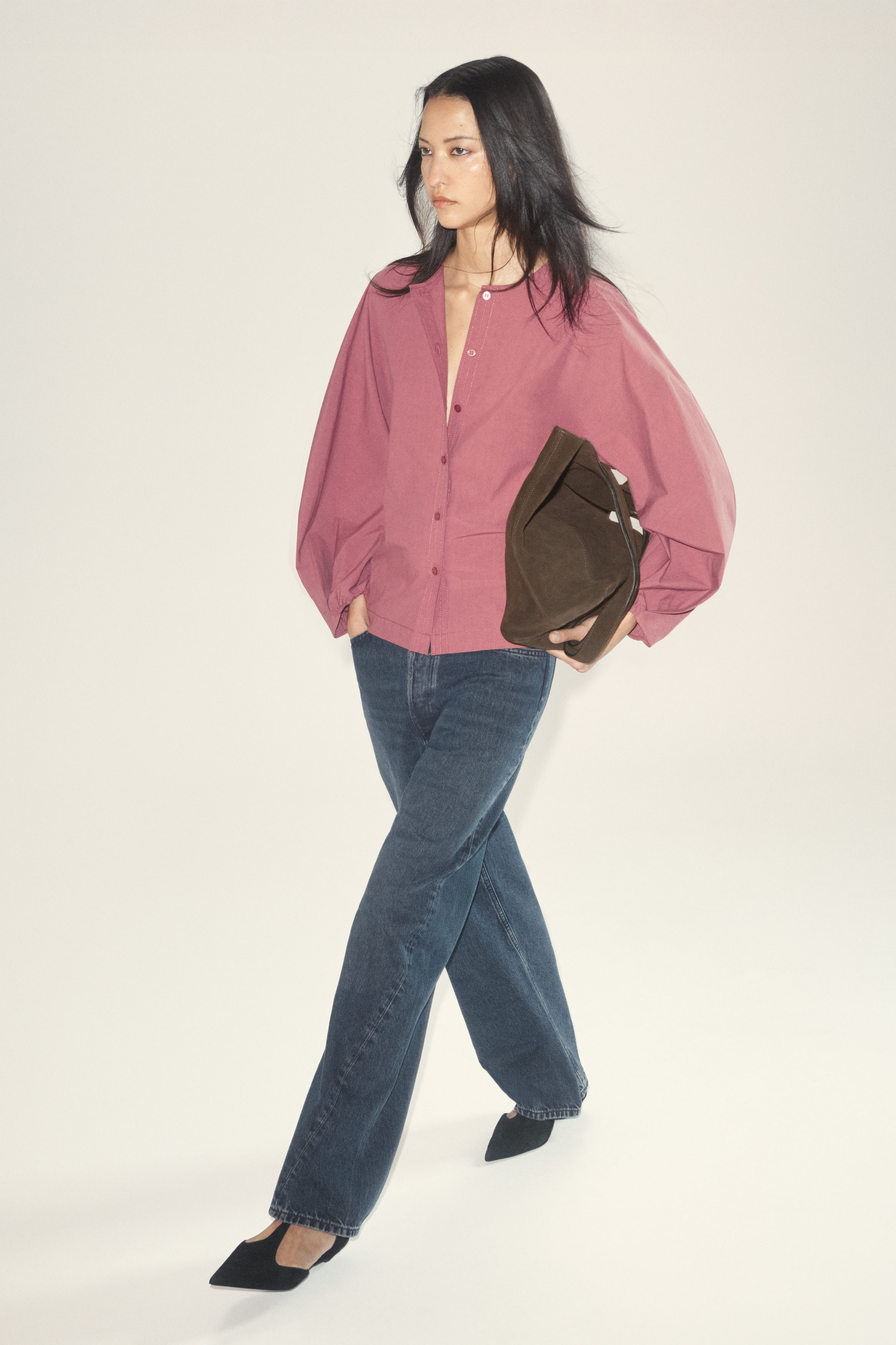 FACADE STRAIGHT-LEG JEANS - DUSTY BLUE | COS US