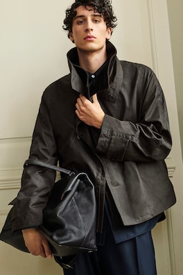 TRULLO OVERSIZED FLAP BAG - LEATHER — ESPRESSO 7