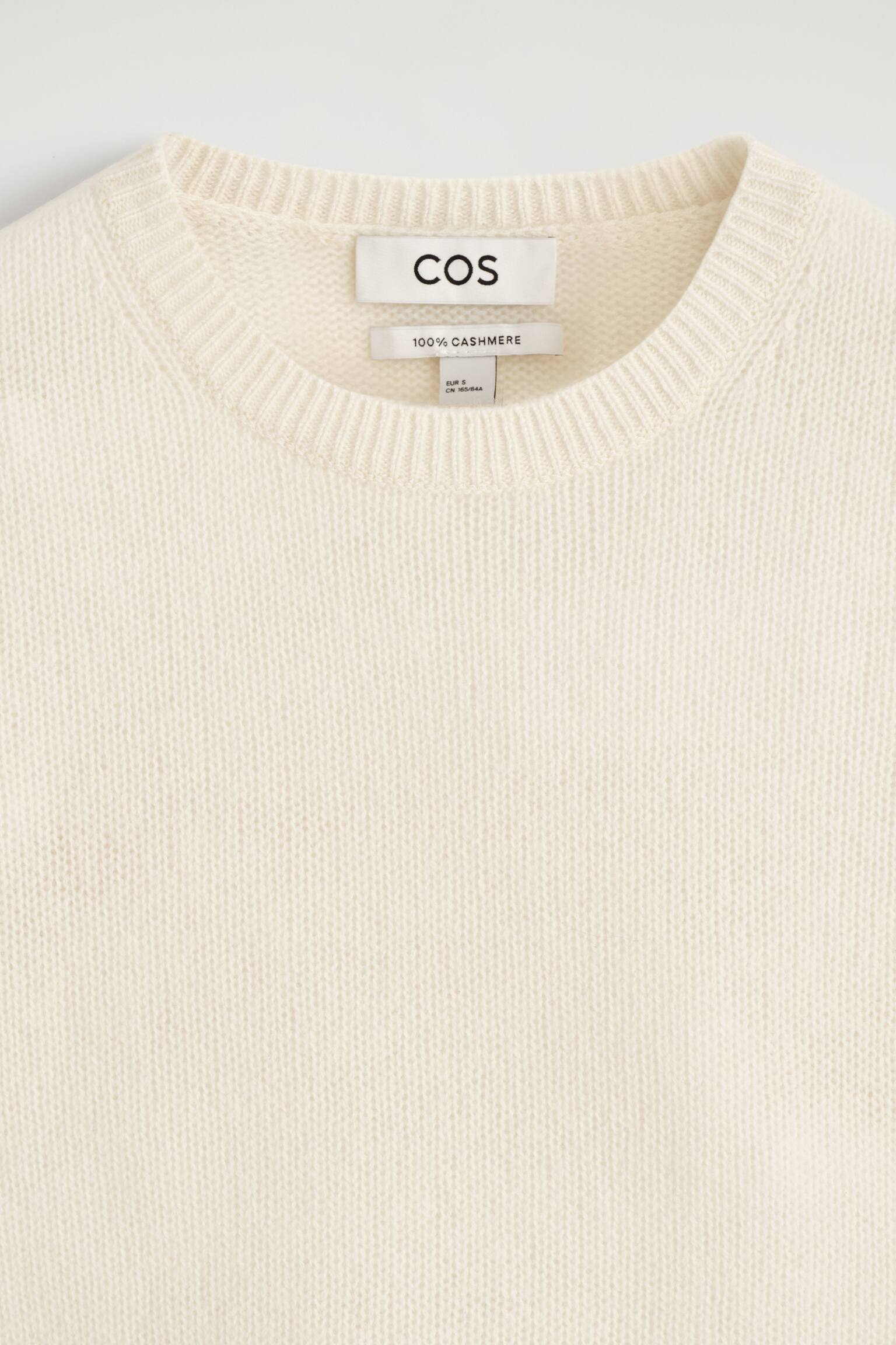 T-SHIRT IN CASHMERE - CREMA - 6