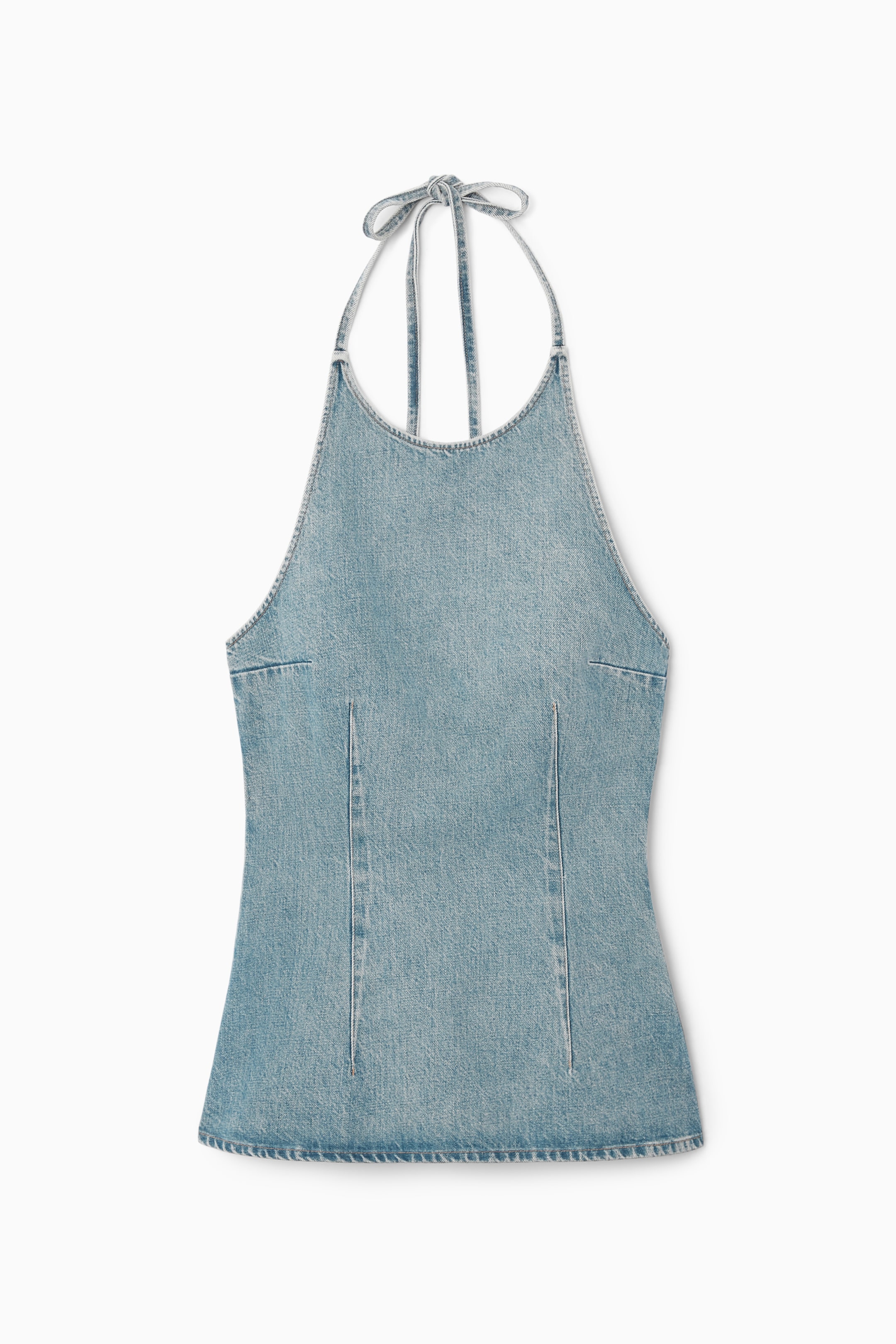 Grösseres Bild ansehen: NECKHOLDER-OBERTEIL AUS DENIM - BLAU - DAMEN | H&M CH 1