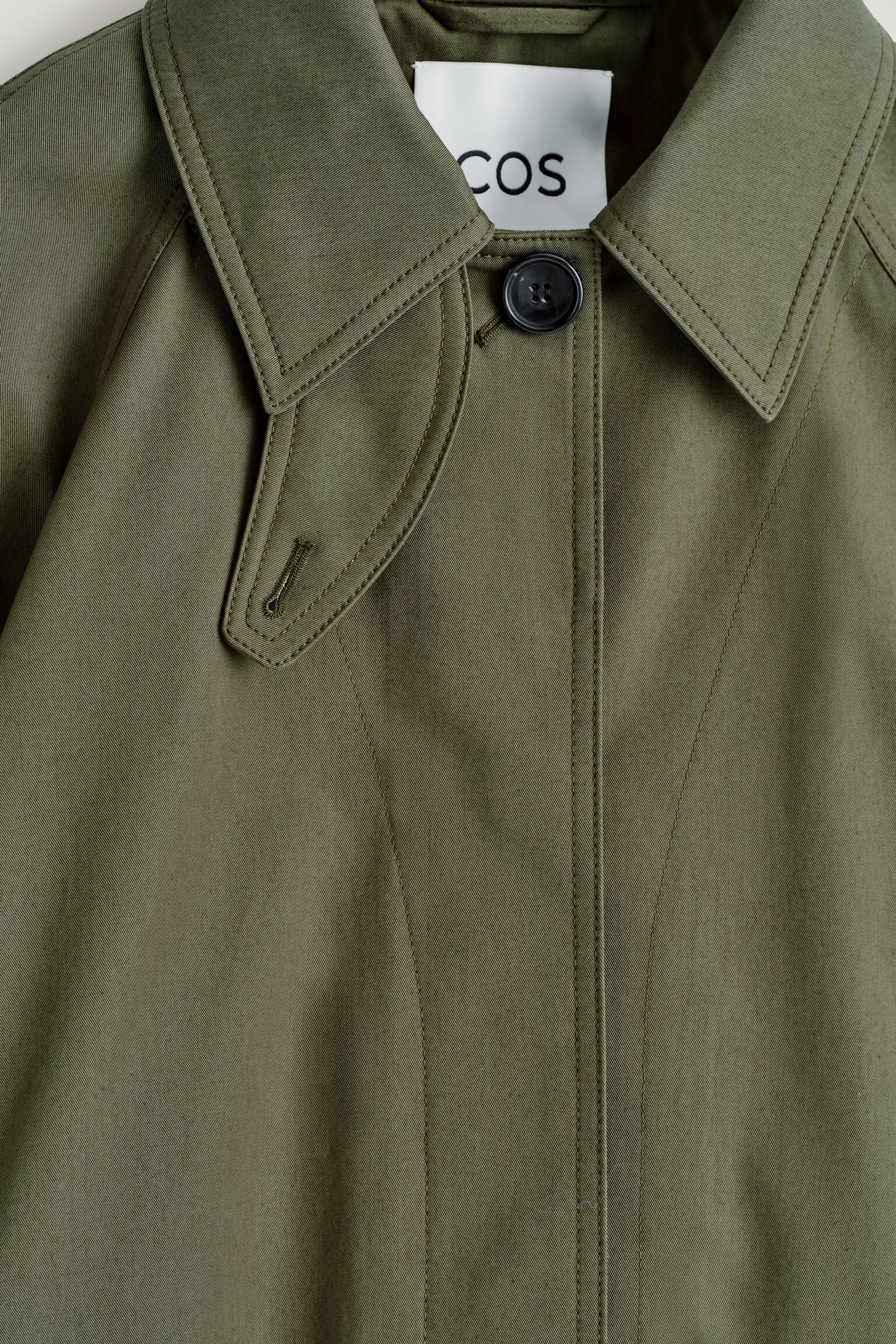 A-lijnjas van katoenen twill - khaki/MARINEBLAUW - 6
