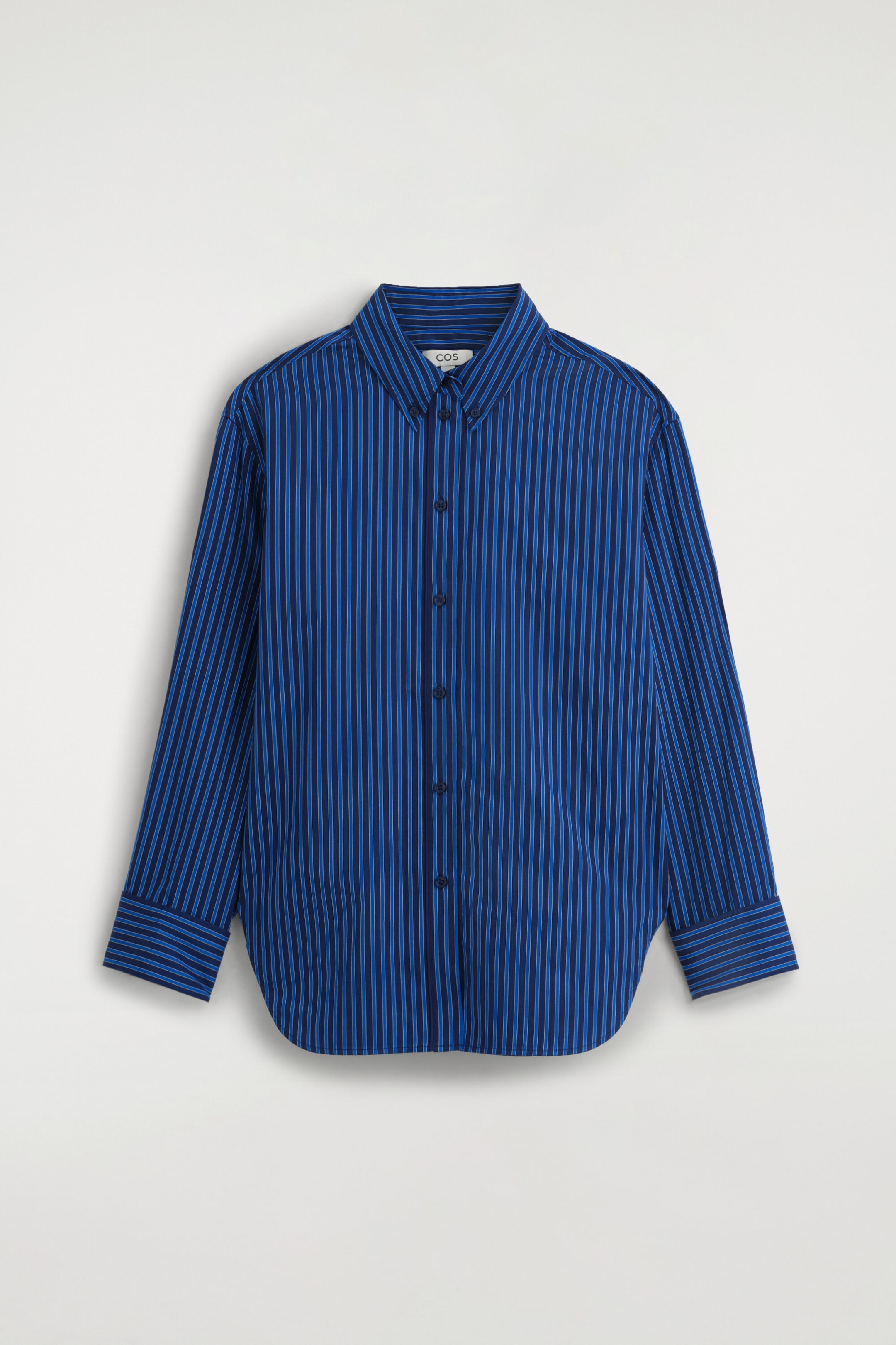 FOLDED-CUFF COTTON SHIRT
