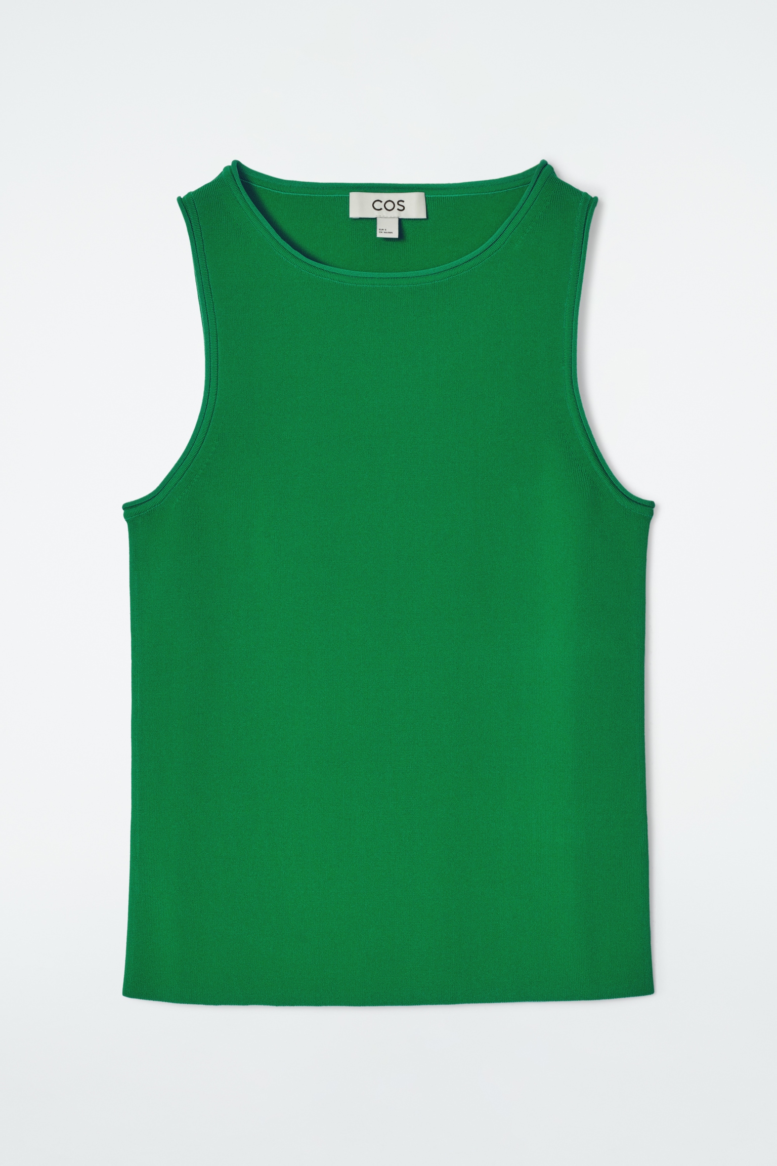 TOP DE TIRANTES DE PUNTO TUBULAR - VERDE/NEGRO/MARFIL - 2