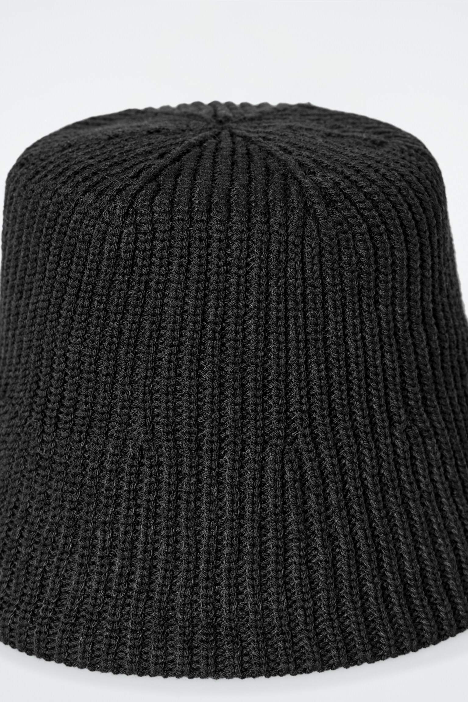 GORRO PESCADOR DE CANALÉ EN MEZCLA DE LANA - NEGRO/MARRÓN OSCURO - 3