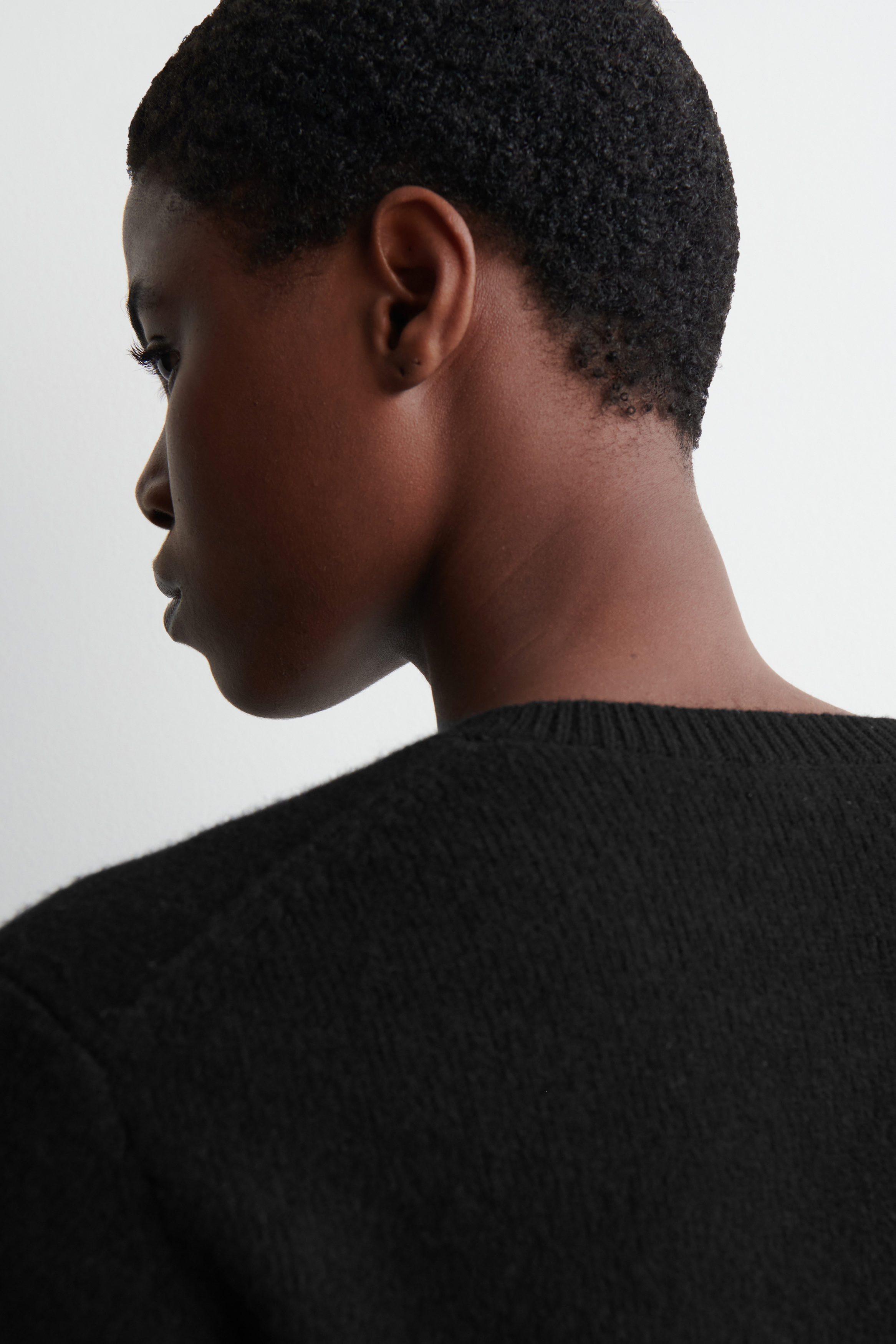 MERINO WOOL CREW-NECK SWEATER - BLACK | COS US