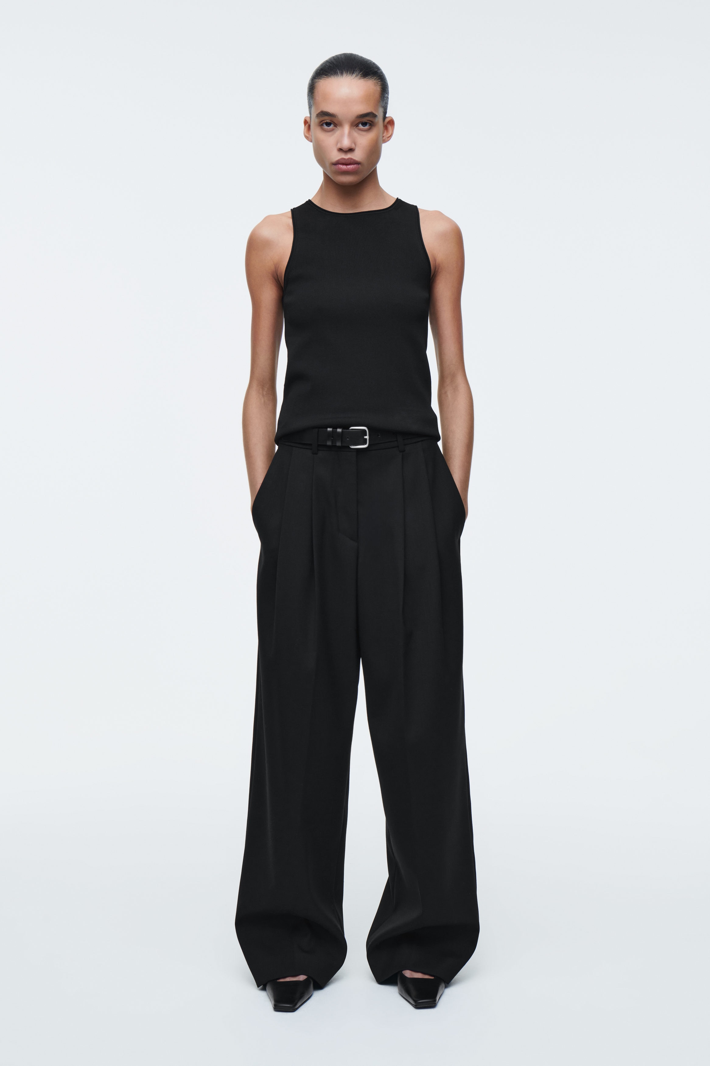 トップス namacheko 20ss Knit tank top Perfect Knit Rib Scoop Tank | NIC+ZOE