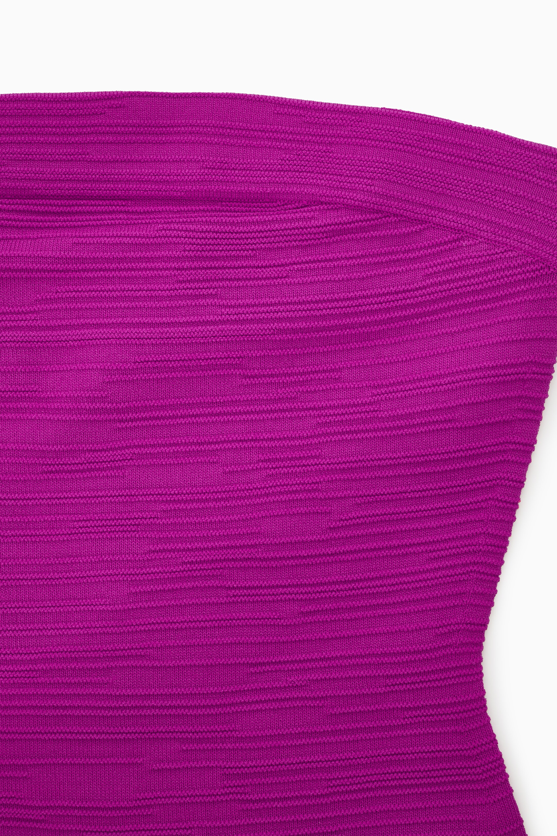 Agrandir l'image: TOP BANDEAU TEXTURÉ - VIOLET - FEMME | H&M CH 2