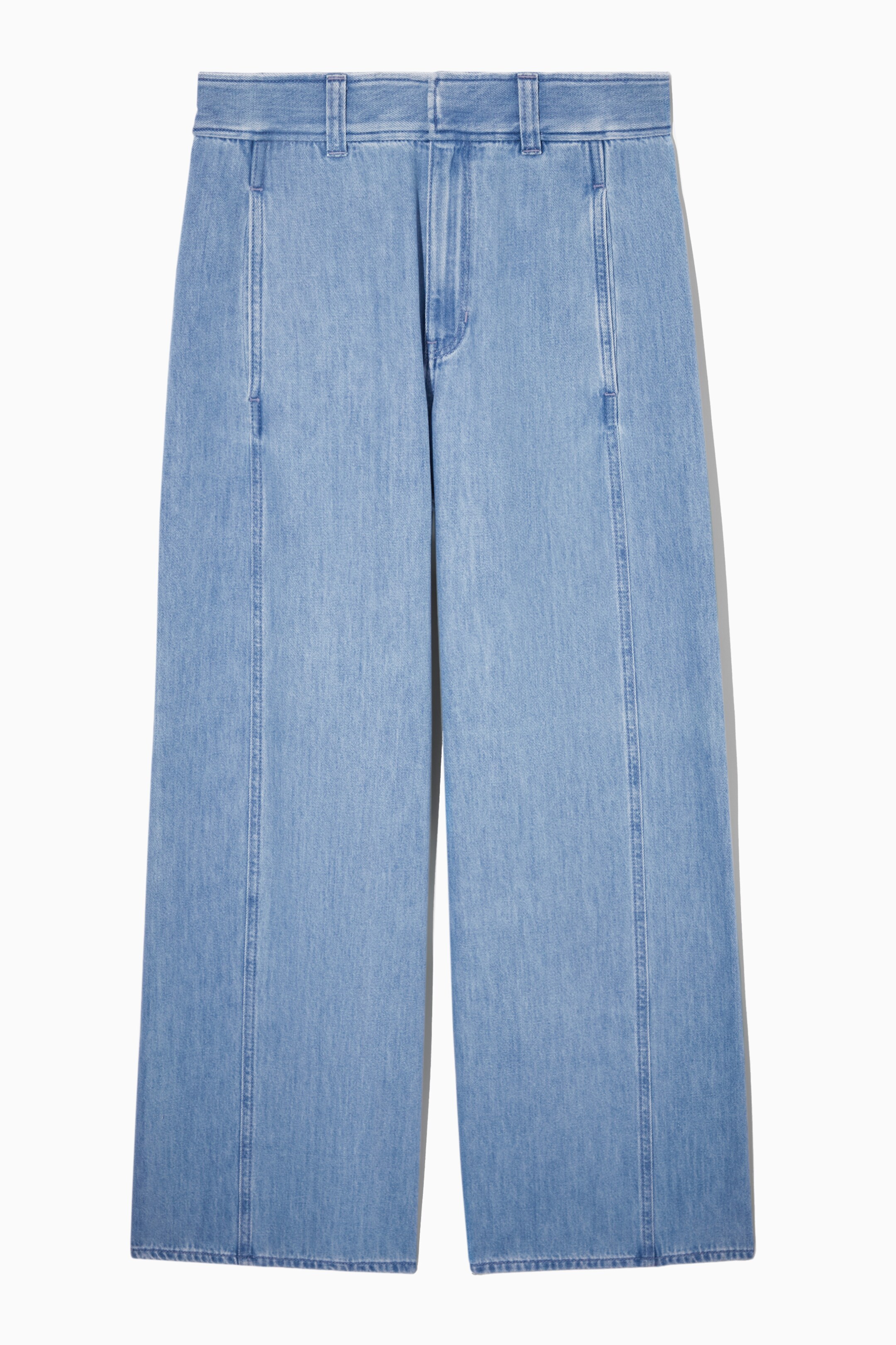 View larger image: WIDE-LEG HIGH-RISE SLOUCHY JEANS - LIGHT BLUE - Ladies | H&M GB 1