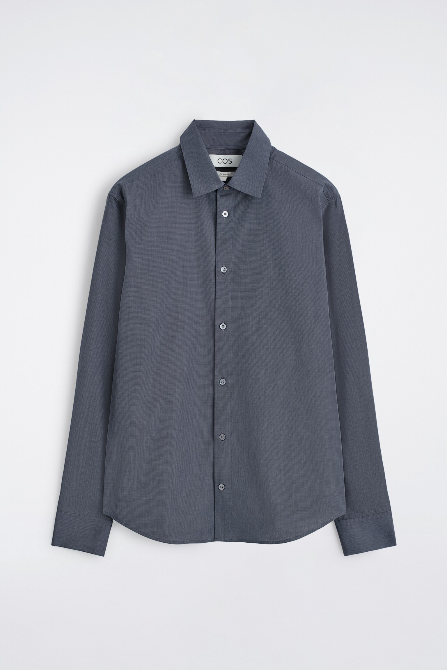 CAMISA DE ALGODÓN FIL-A-FIL - AZUL OSCURO/VERDE - 2