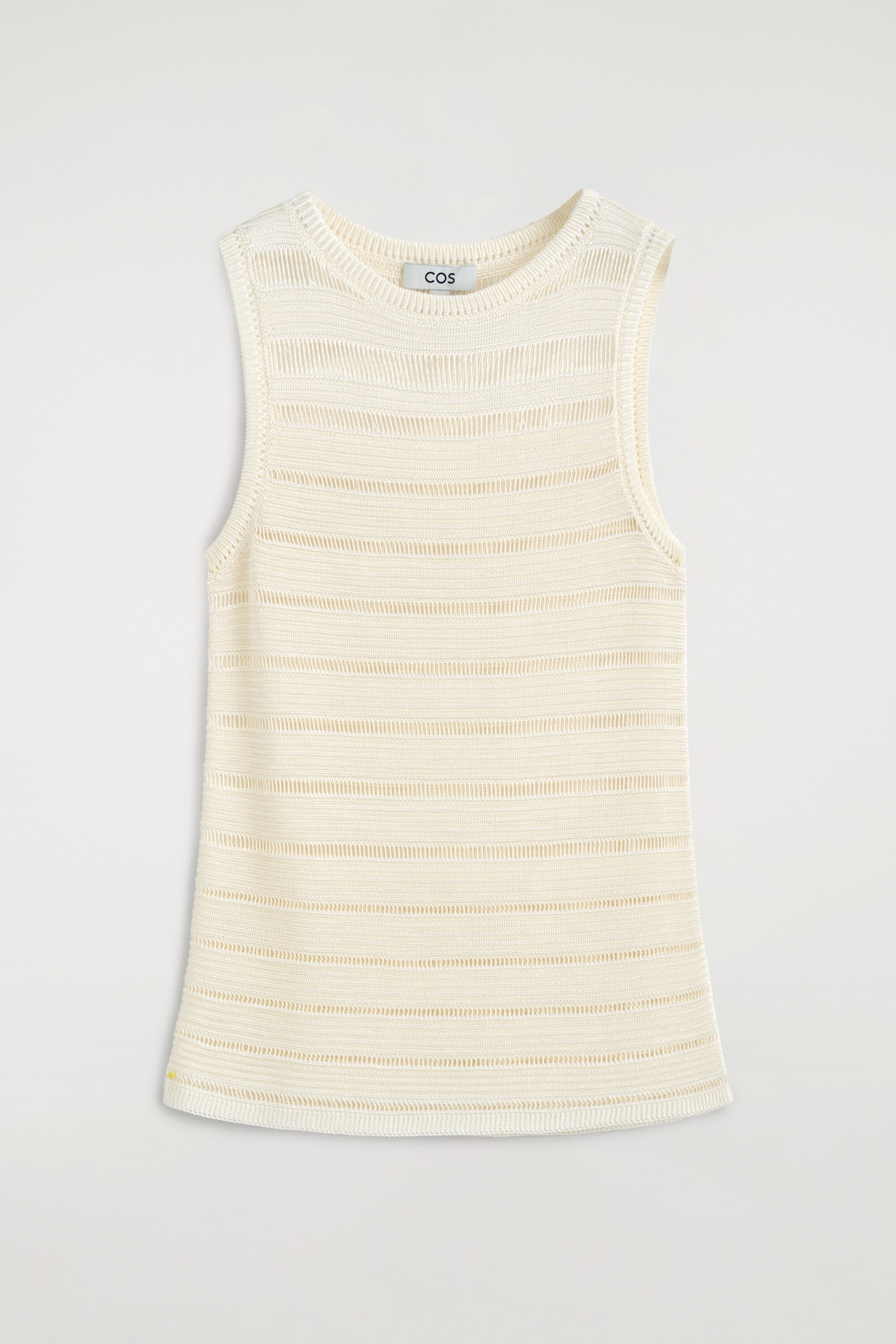 LADDER-STITCH KNITTED TOP