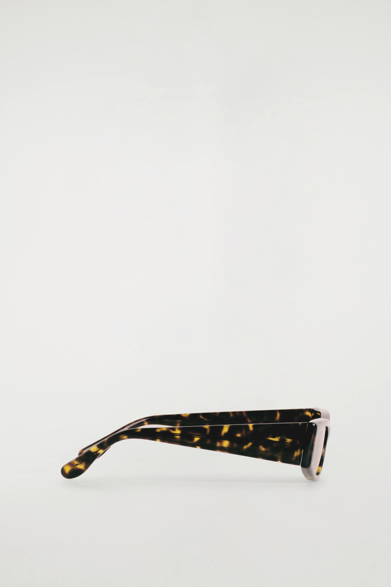 SCHMALE RECHTECKIGE SONNENBRILLE-BRAUN/SCHILDPATT - 3