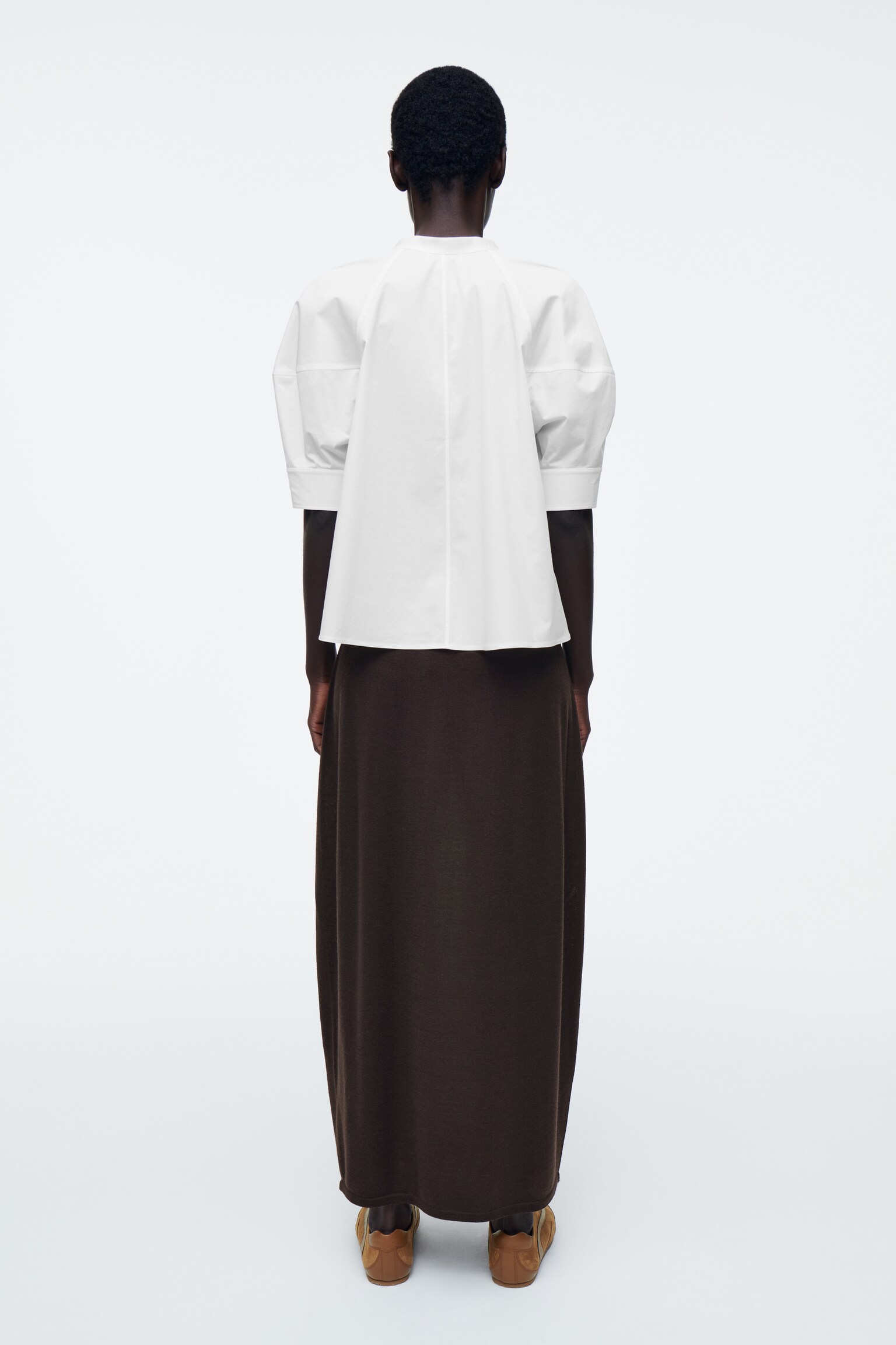 BLOUSE MANCHES BALLON - BLANC/BLANC/NOIR - 6