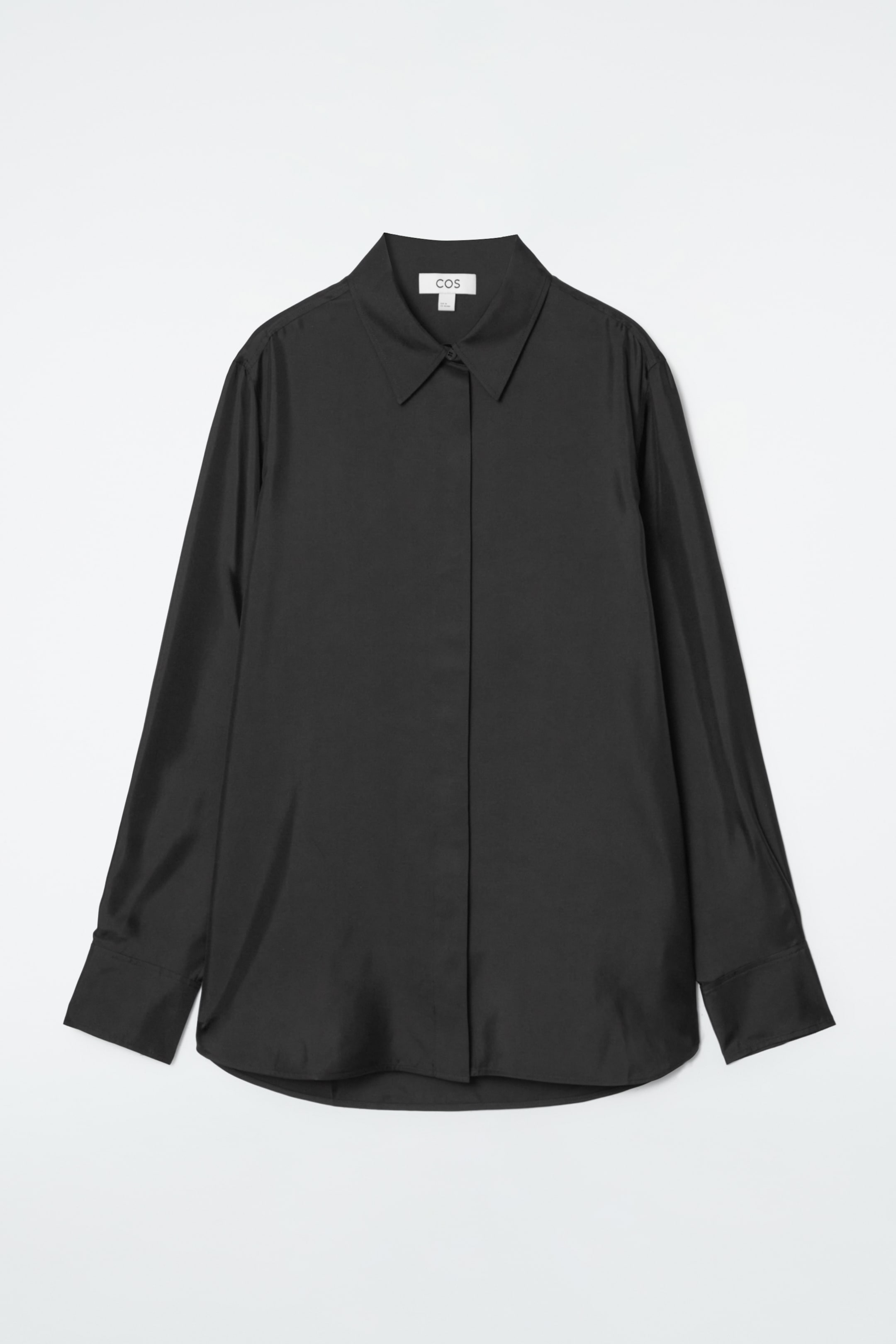 Agrandir l'image: CHEMISE OVERSIZE EN PURE SOIE - NOIR - FEMME | H&M CH 1