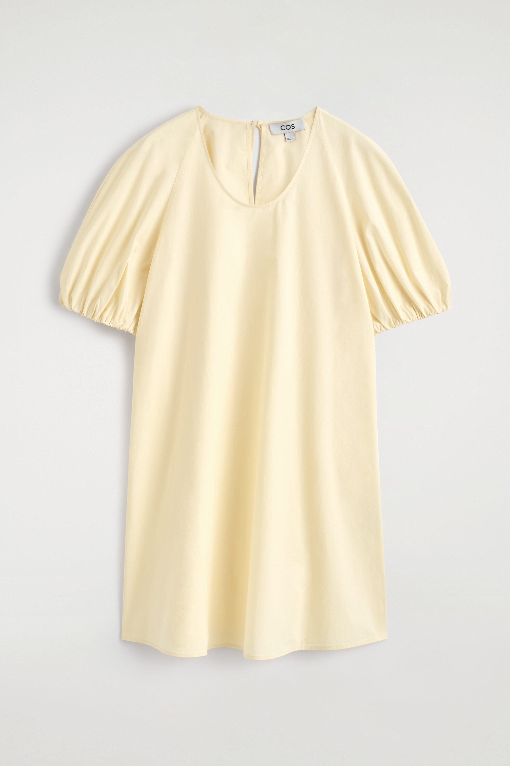 PUFF-SLEEVE COTTON MINI DRESS - thumbnail 5