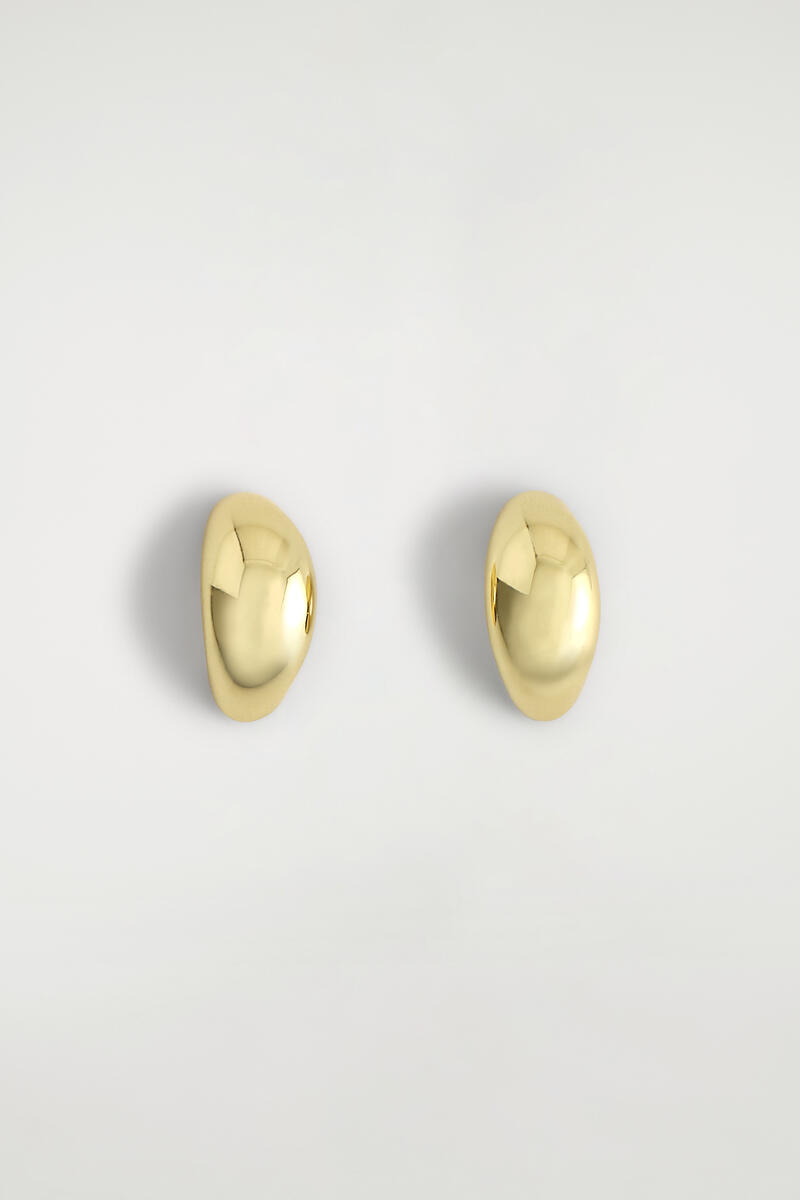 Sculptural Half-Hoop Earrings