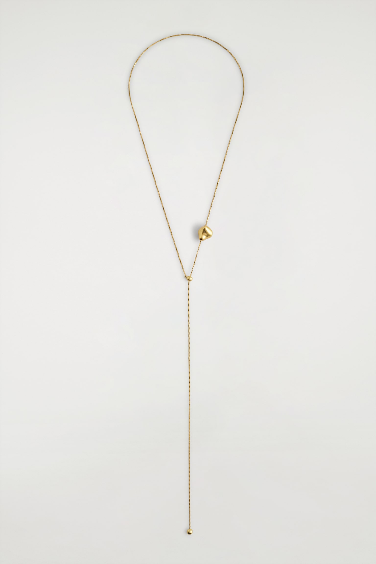 COLLIER À PENDENTIF FONDU - DORÉ - 2