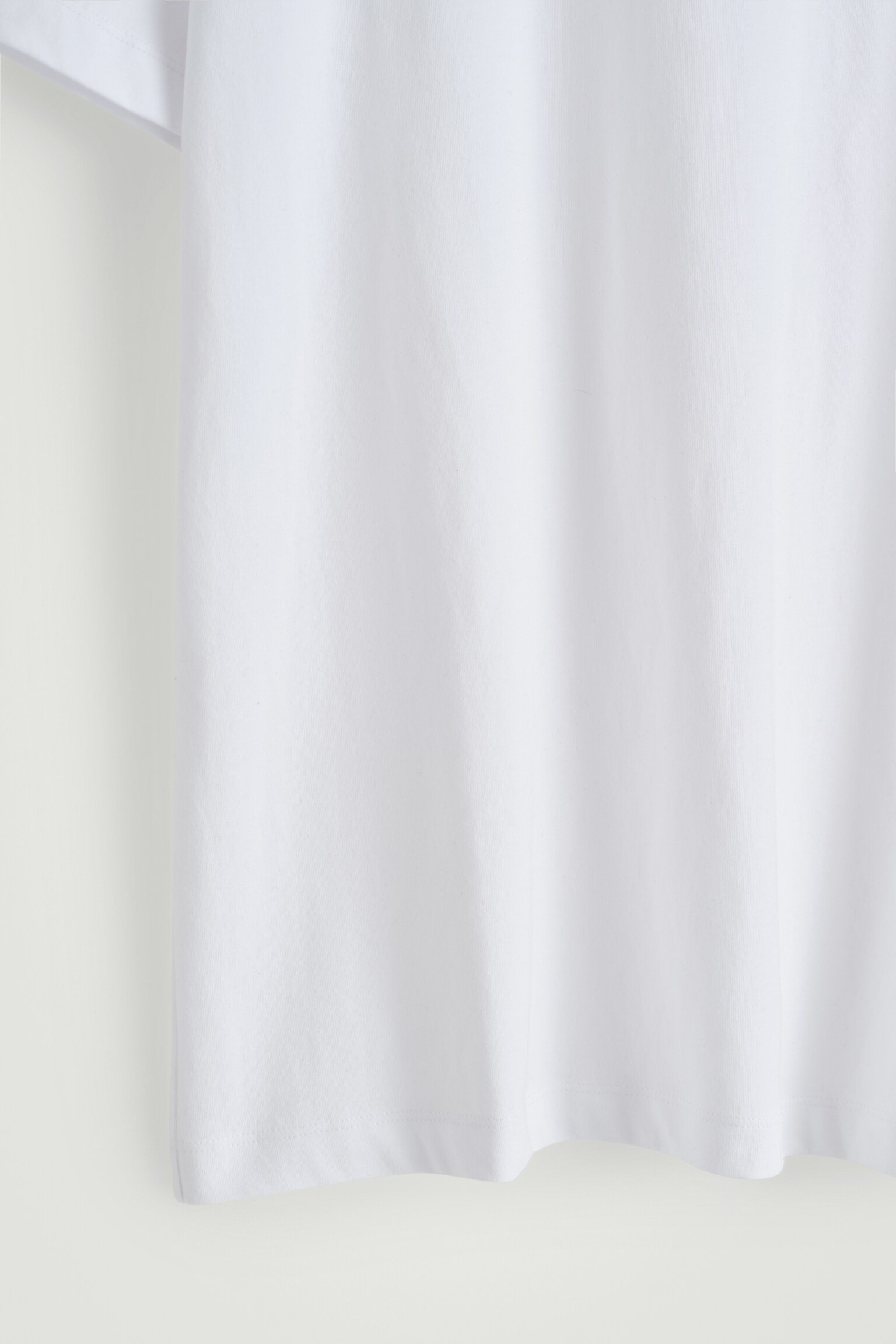 T-SHIRT EN COTON BROSSÉ - BLANC/BEIGE/NOIR/BLEU MARINE/TAUPE/TAUPE FONCÉ/BORDEAUX/ABRICOT - 4