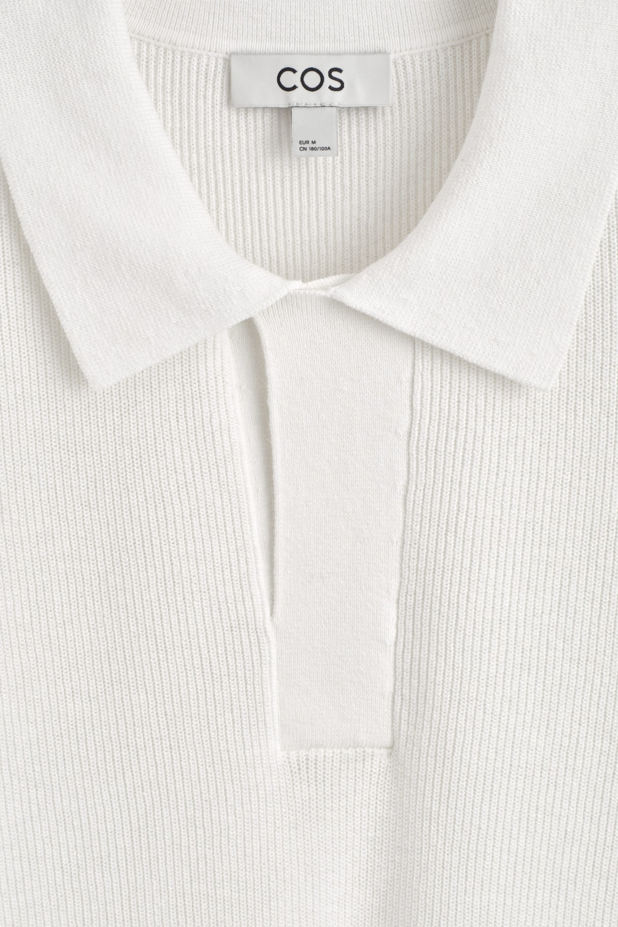 STRIPED KNITTED COTTON-LINEN POLO SHIRT — CREAM / STRIPED