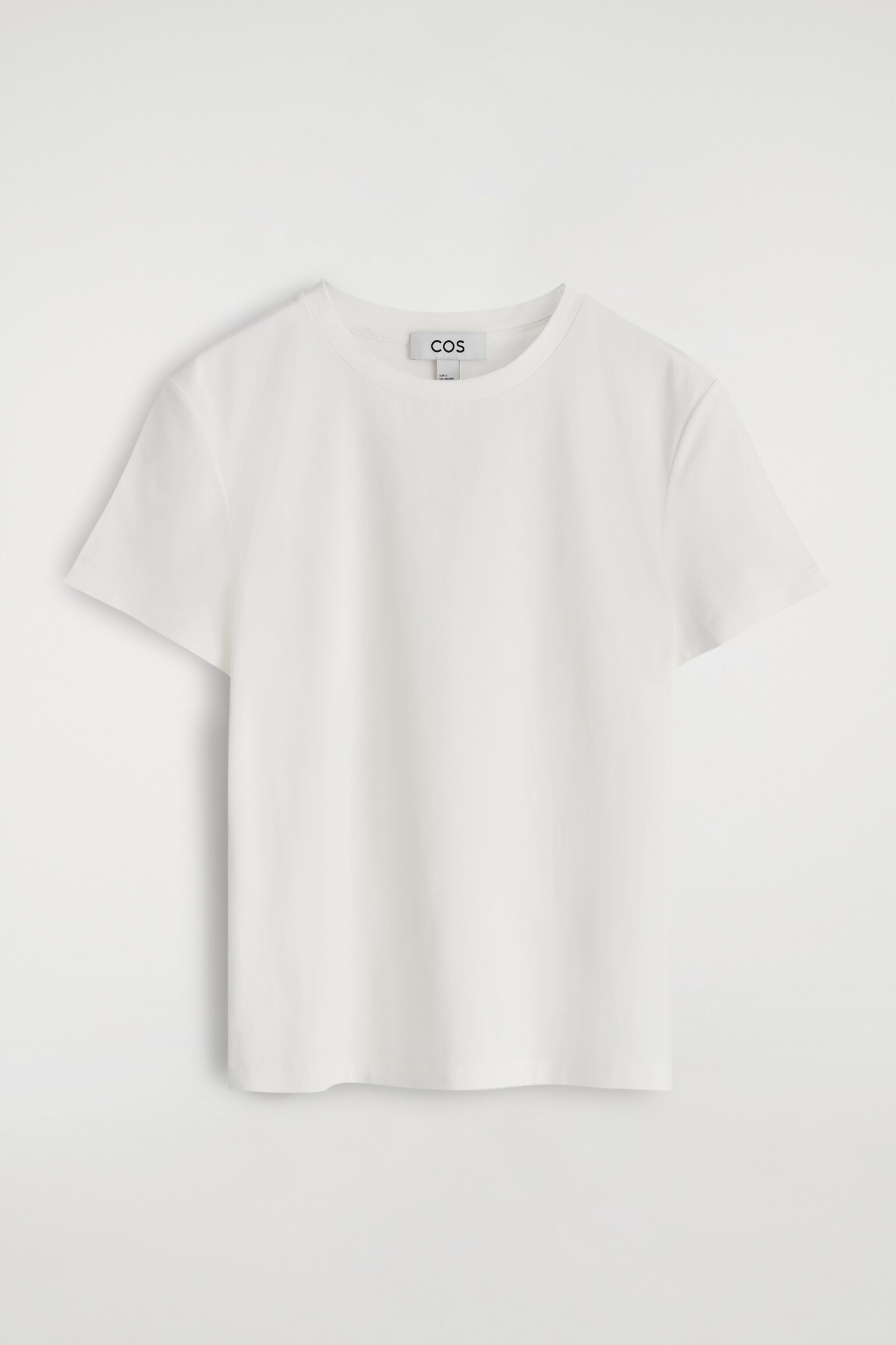 T-SHIRT AJUSTÉ - BLANC/AVOINE CHINÉ/NOIR - 2