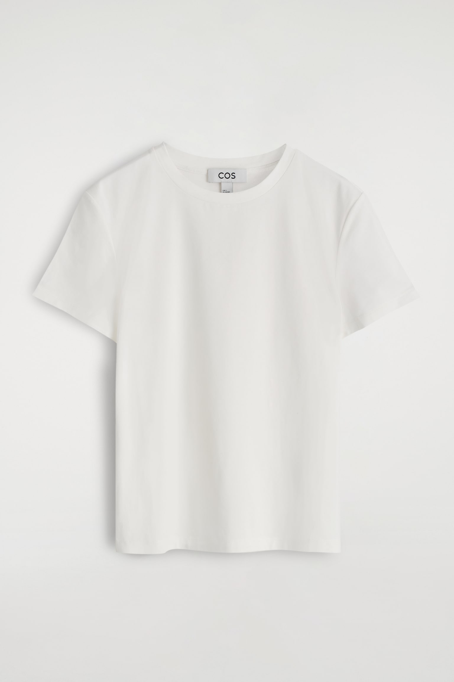 CAMISETA AJUSTADA DE MANGA CORTA - BLANCO/NEGRO/AVENA JASPEADO - 2
