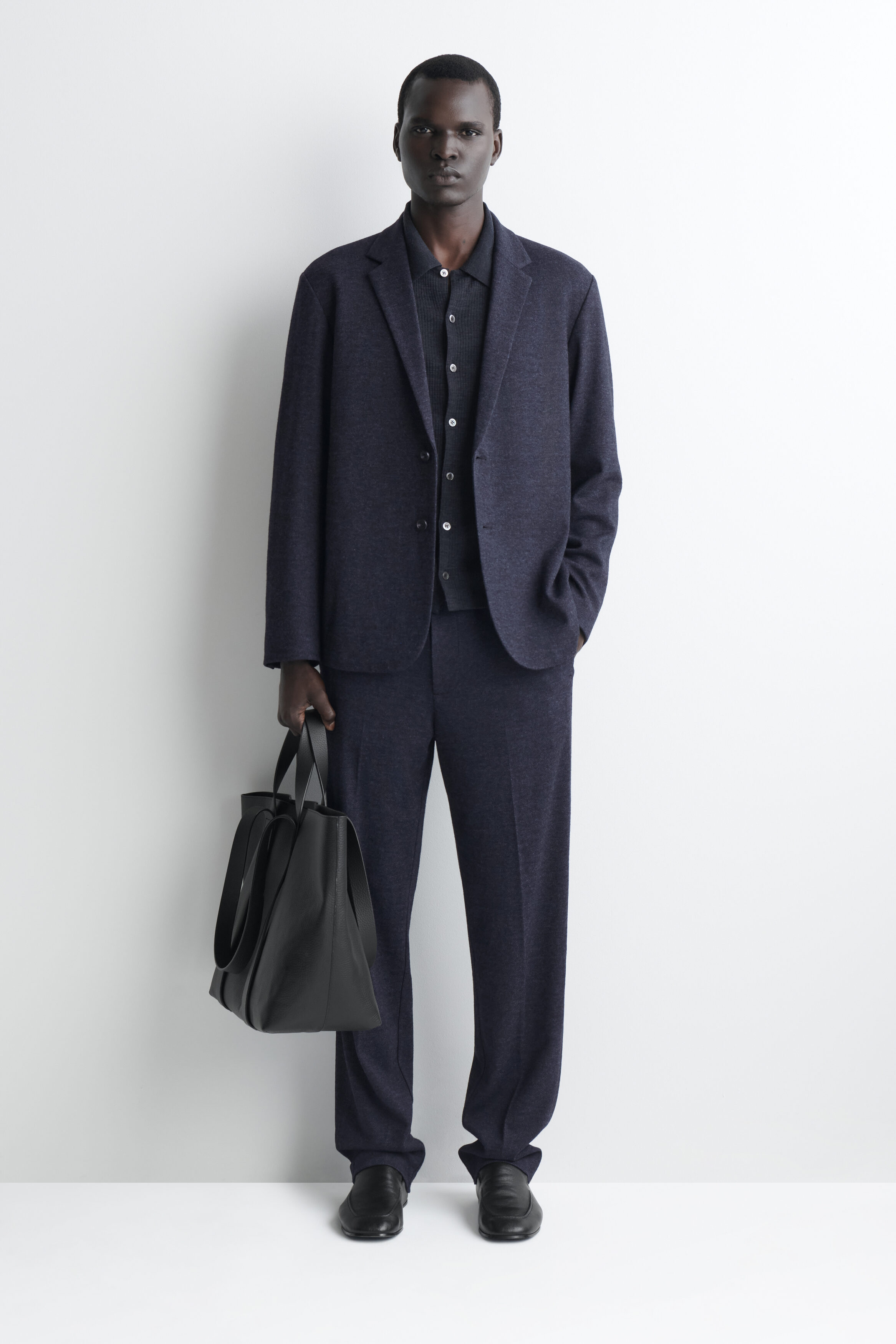 UNSTRUCTURED JERSEY BLAZER