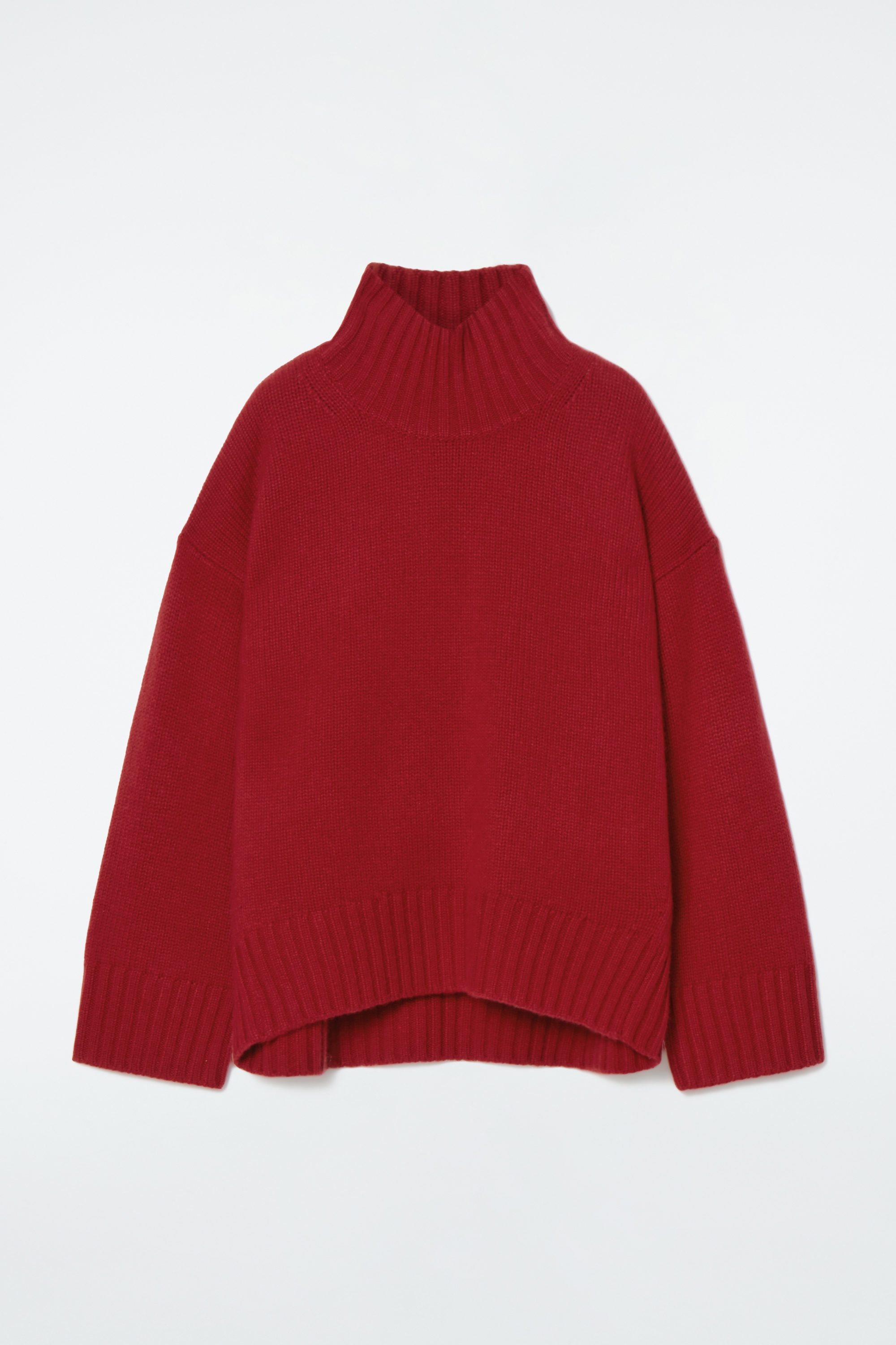 その他 TEN HIGH NECK WOOL RED L The Elizabeth Turtleneck