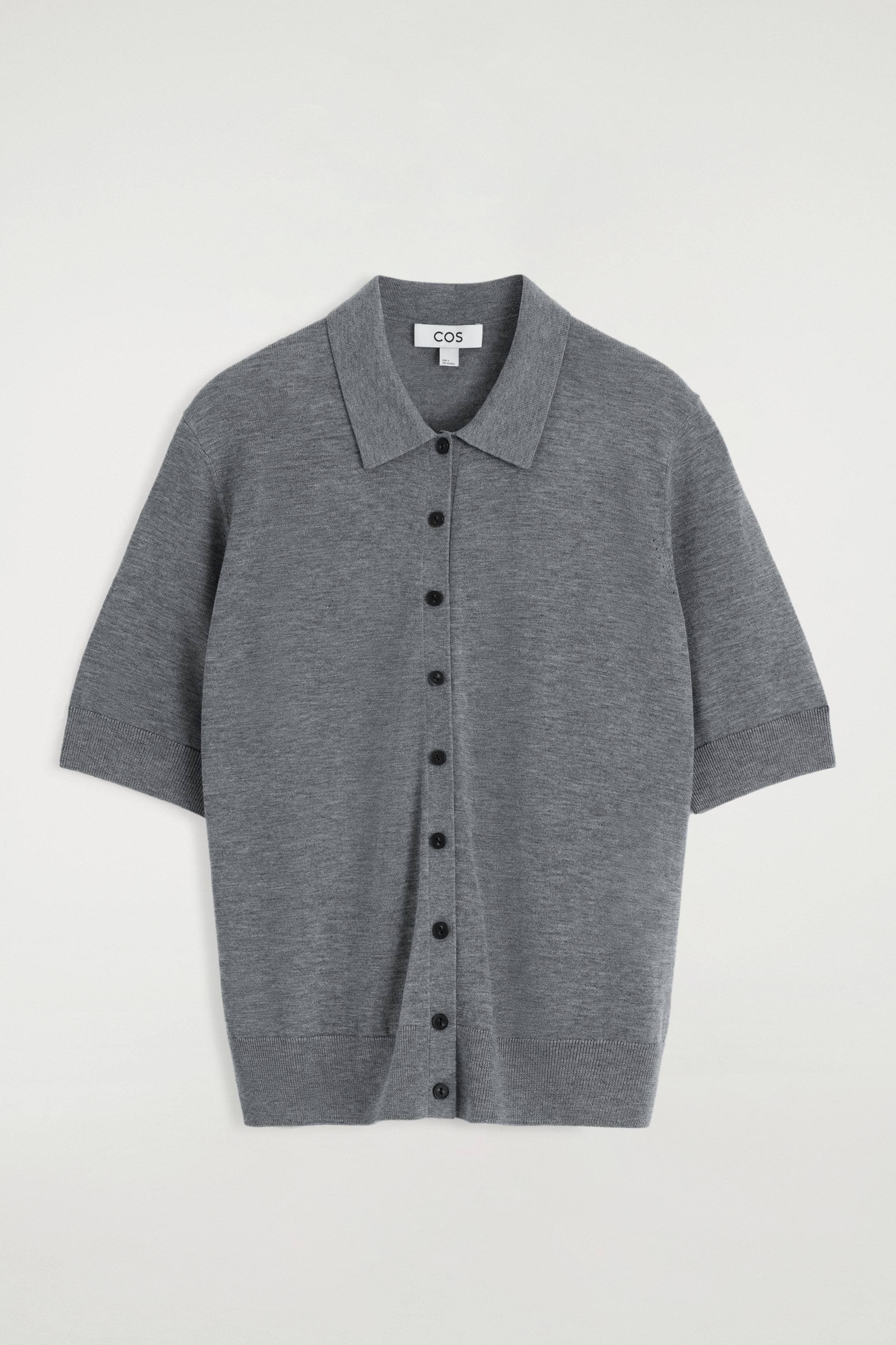 Visualizza immagine più grande: POLO IN MISTO LANA MERINO - GRIGIO MÉLANGE - DONNA | H&M IT 5