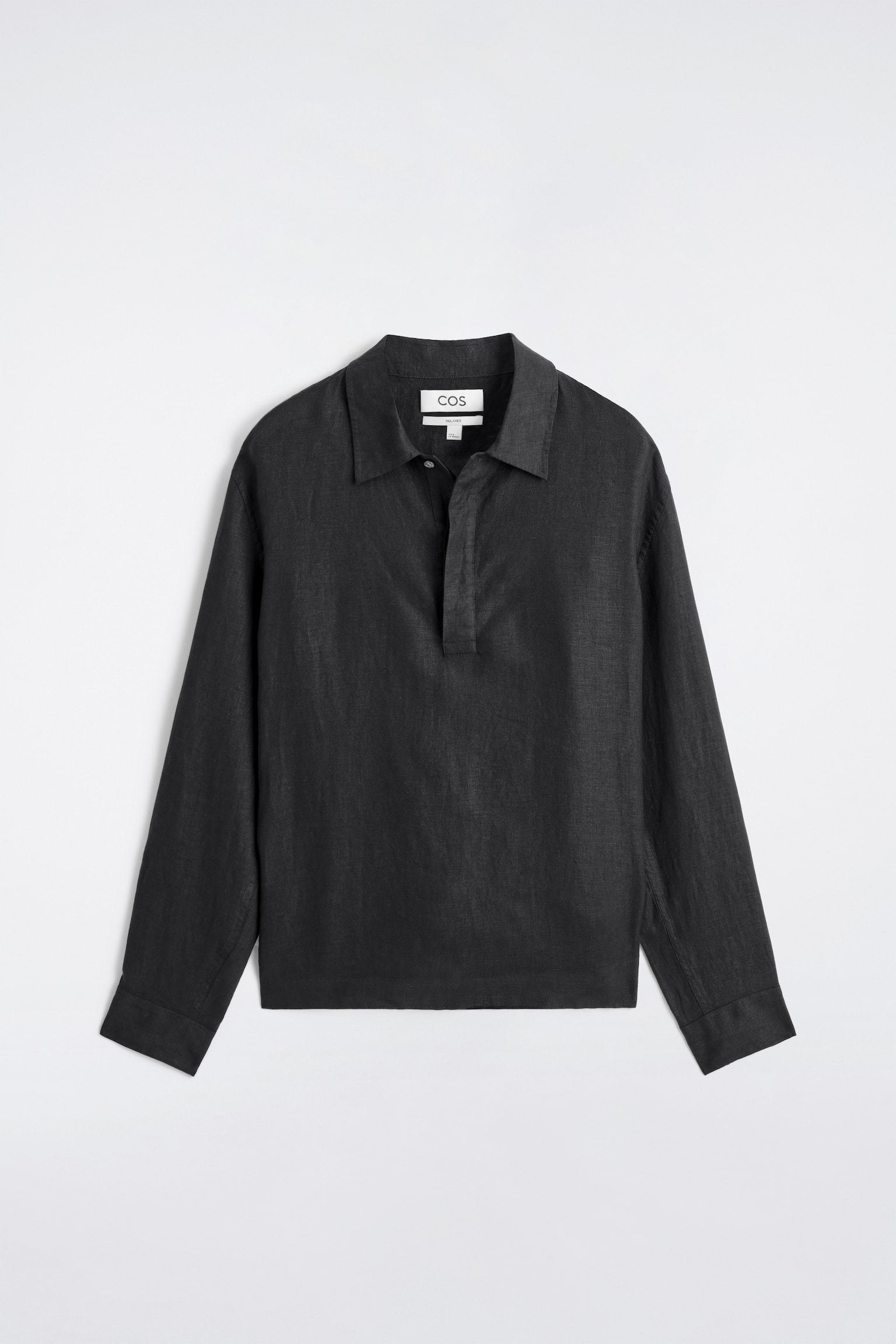 ЛЕНЕНА ПОПОВЪР РИЗА - ЧЕРНО/КАФЯВО - 2