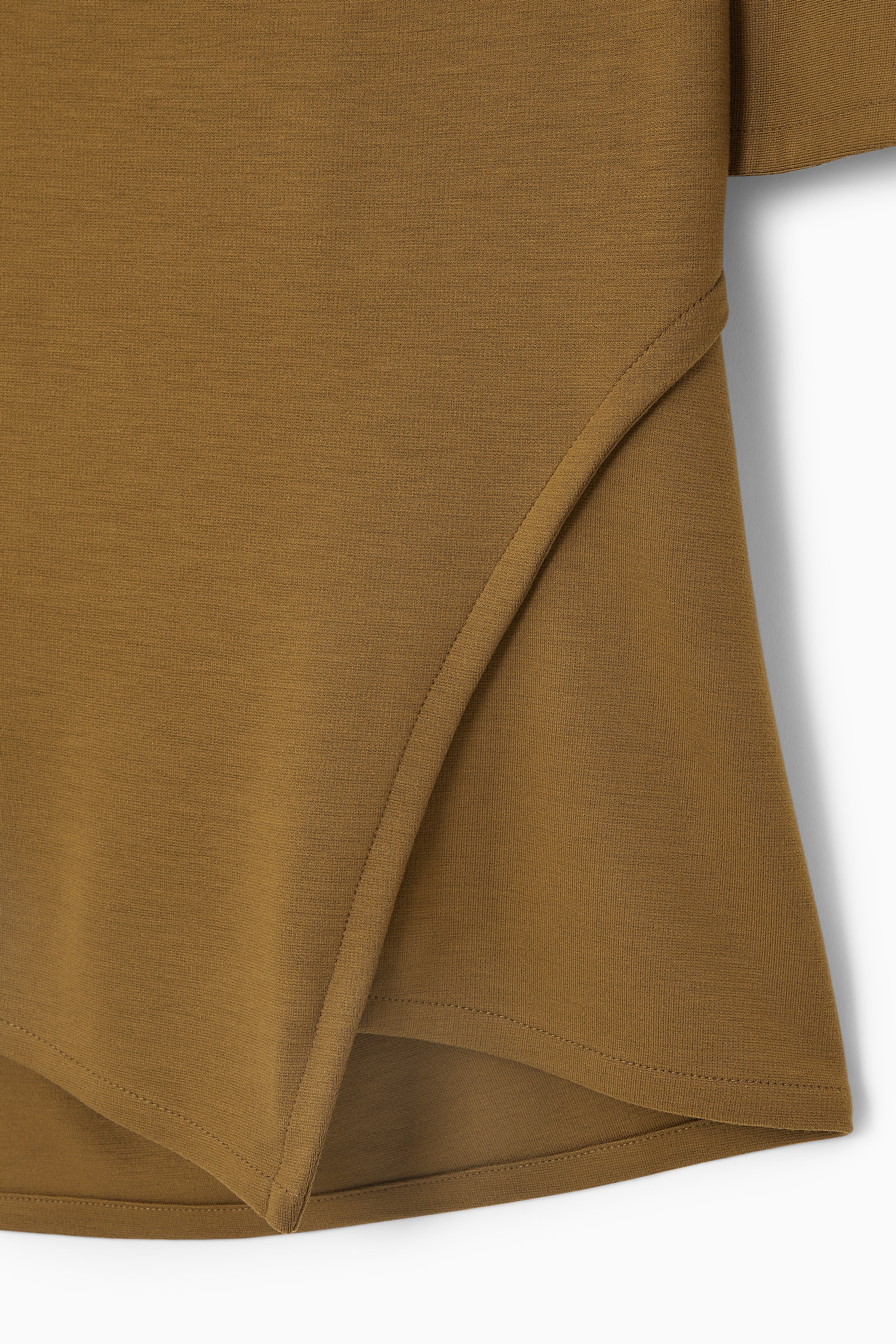 View larger image: ASYMMETRIC COWL-NECK T-SHIRT - DARK KHAKI - Ladies | H&M GB 2