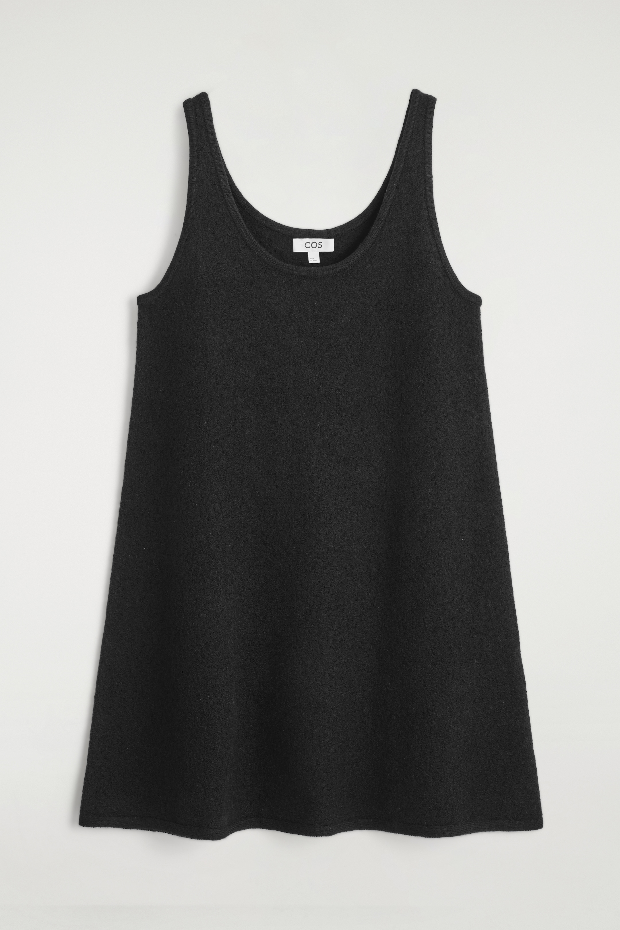 Visualizza immagine più grande: ABITO MINI A TRAPEZIO IN LANA COTTA - NERO - DONNA | H&M IT 5