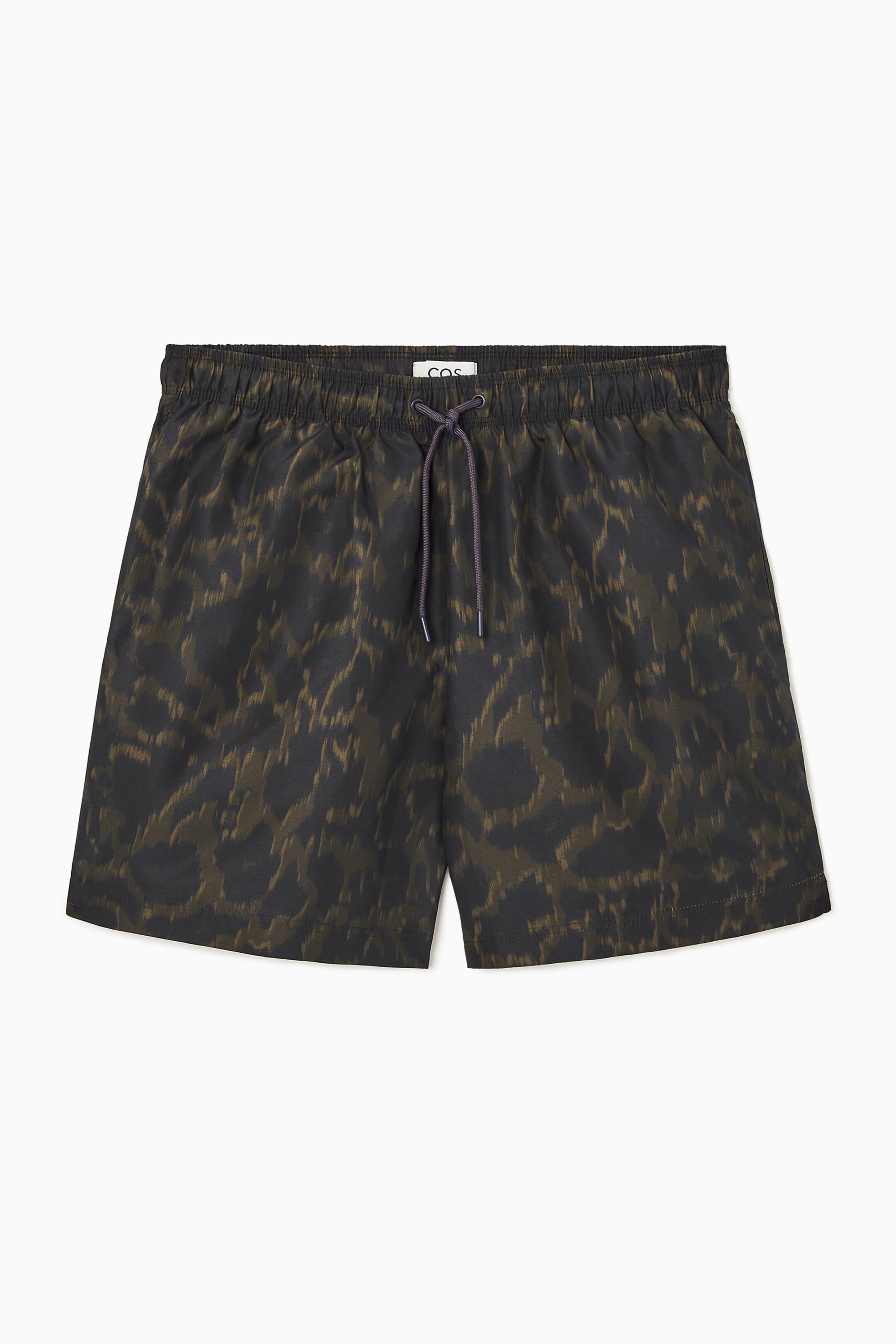 Agrandir l'image: SHORT DE BAIN TAILLE AJUSTABLE IMPRIMÉ - GRIS / IMPRIMÉ ANIMALIER - HOMME | H&M CH 1