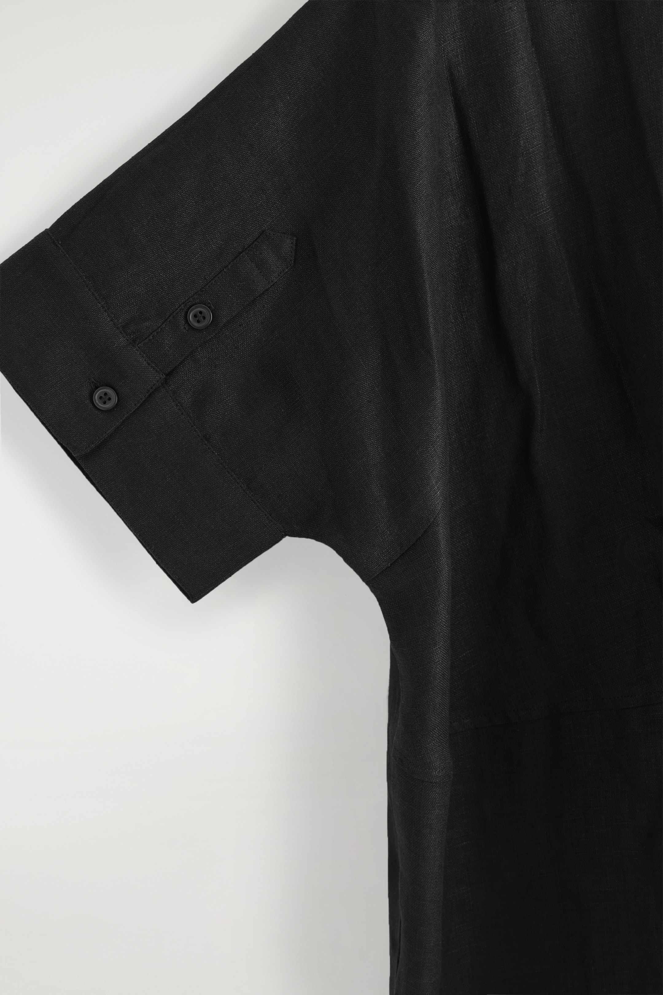 Преглед на по-голямо изображение: LINEN MIDI SHIRT DRESS - ЧЕРНО - ЖЕНИ | H&M BG 6