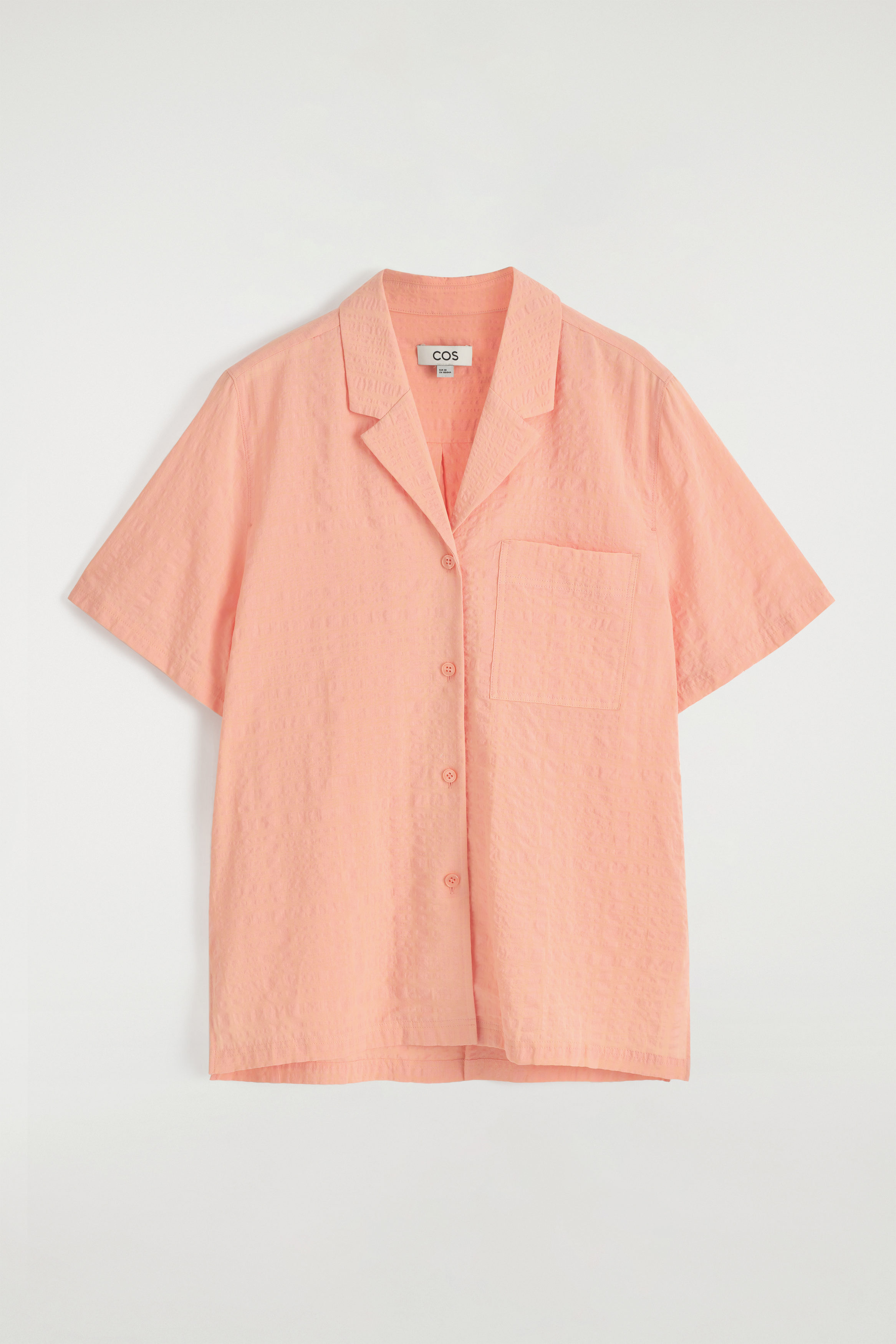トップス cos contrast silk panel shirt CONTRAST-PANEL T-SHIRT