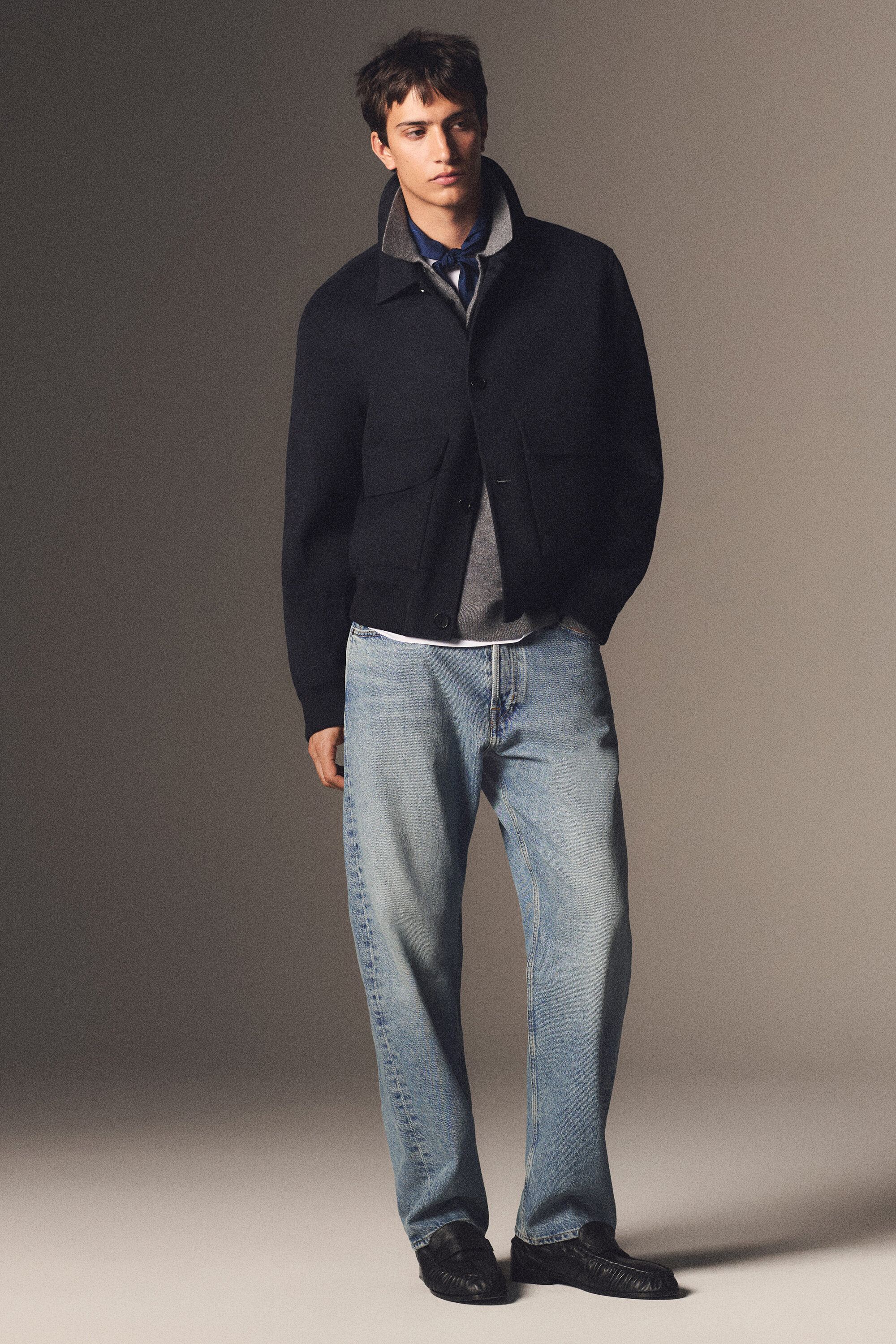 SIGNATURE REGULAR-FIT STRAIGHT-LEG JEANS - VINTAGE BLUE | COS US