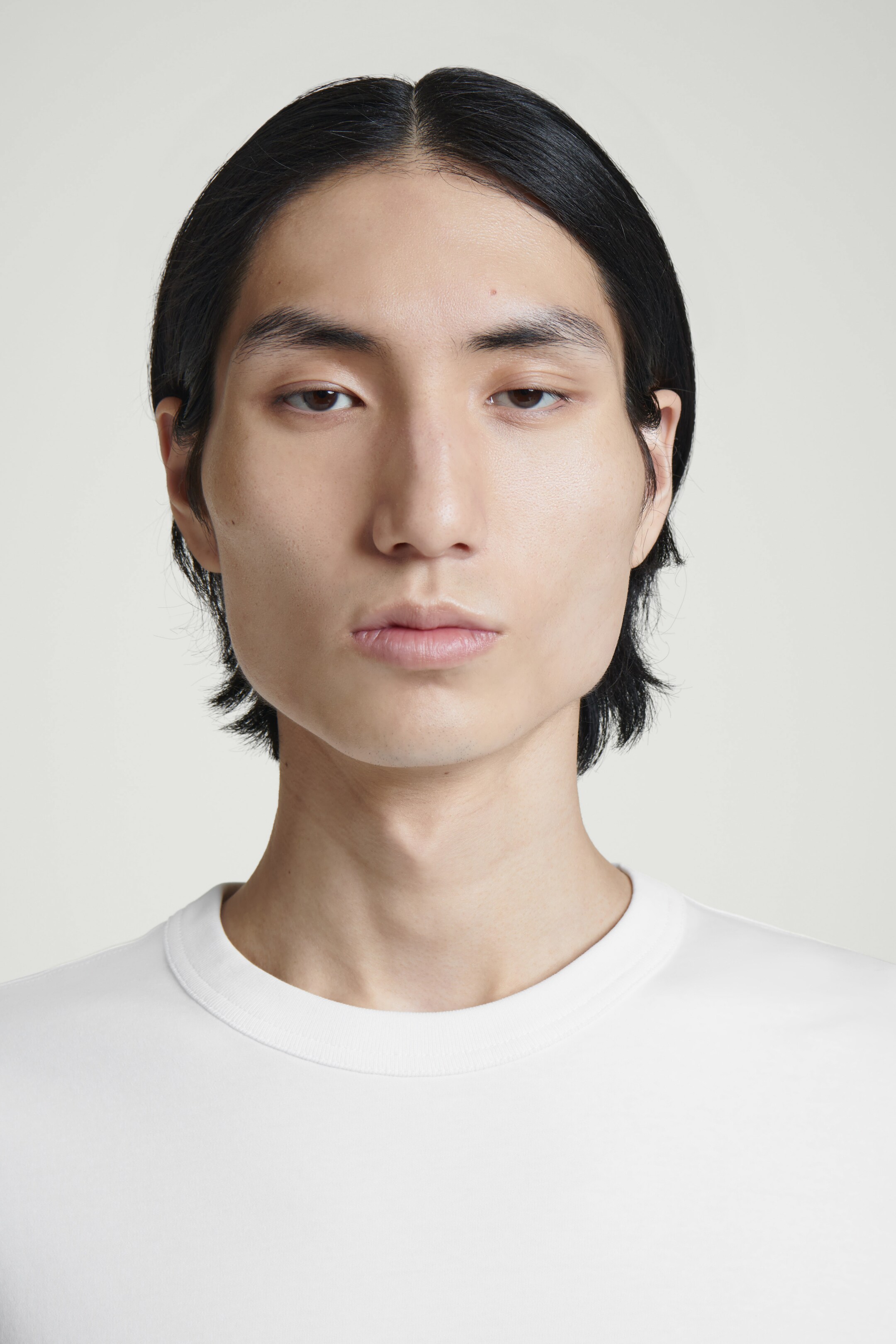 Agrandir l'image: T-SHIRT À COL ROND EN COTON INTERLOCK - BLANC - HOMME | H&M CH 4