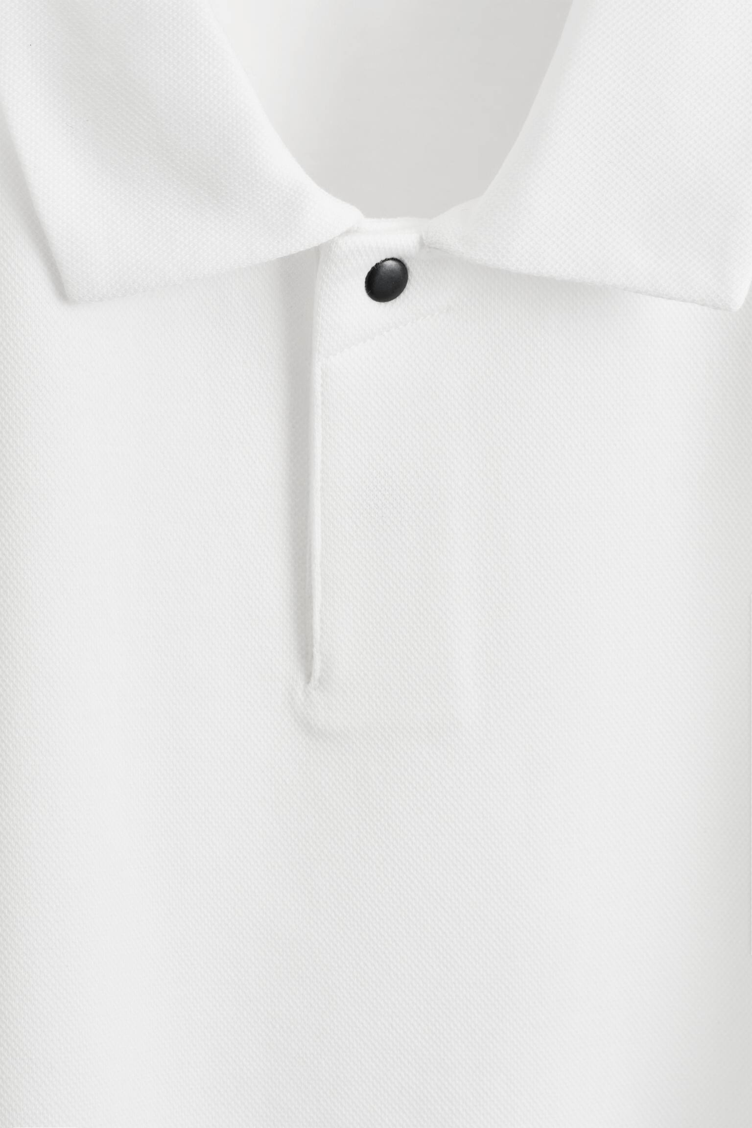 POLO IN PIQUÉ DI COTONE - BIANCO/VERDE SCURO - 5