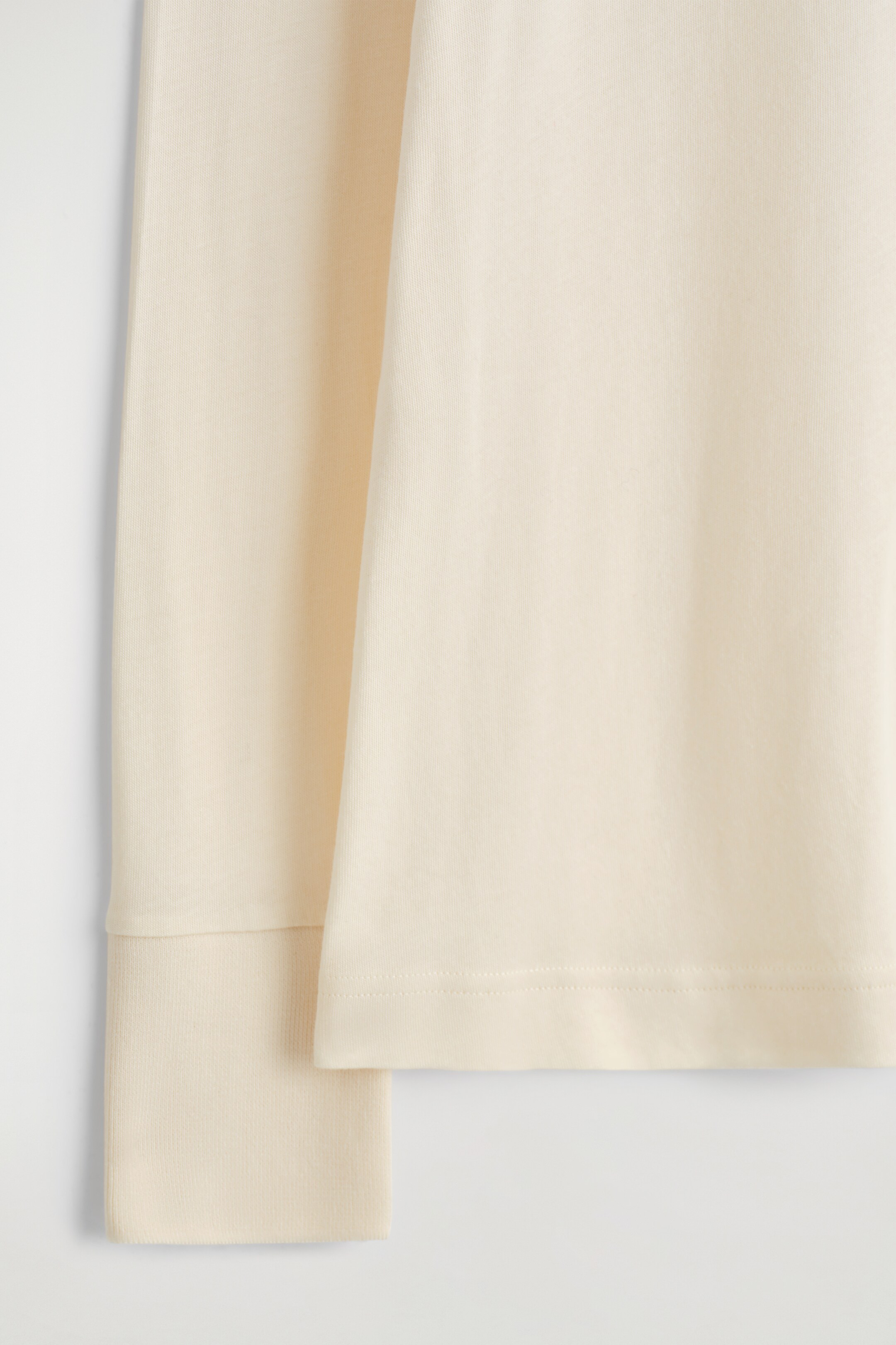 Nagyobb kép megtekintése: HOSSZÚ UJJÚ PAMUT JERSEY FELSŐ - OFF-WHITE - NŐI | H&M HU 6