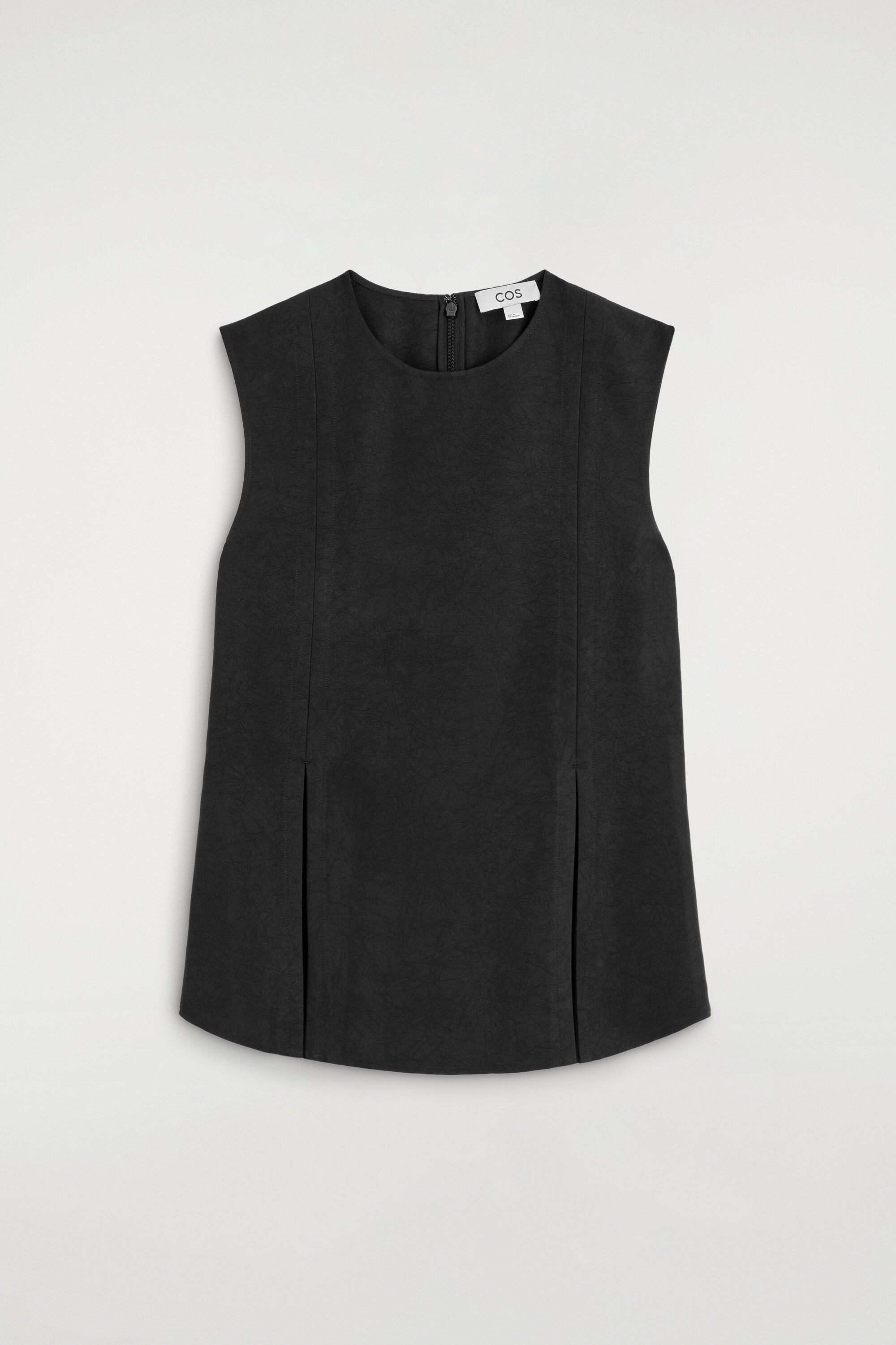 Pleated Peplum Top