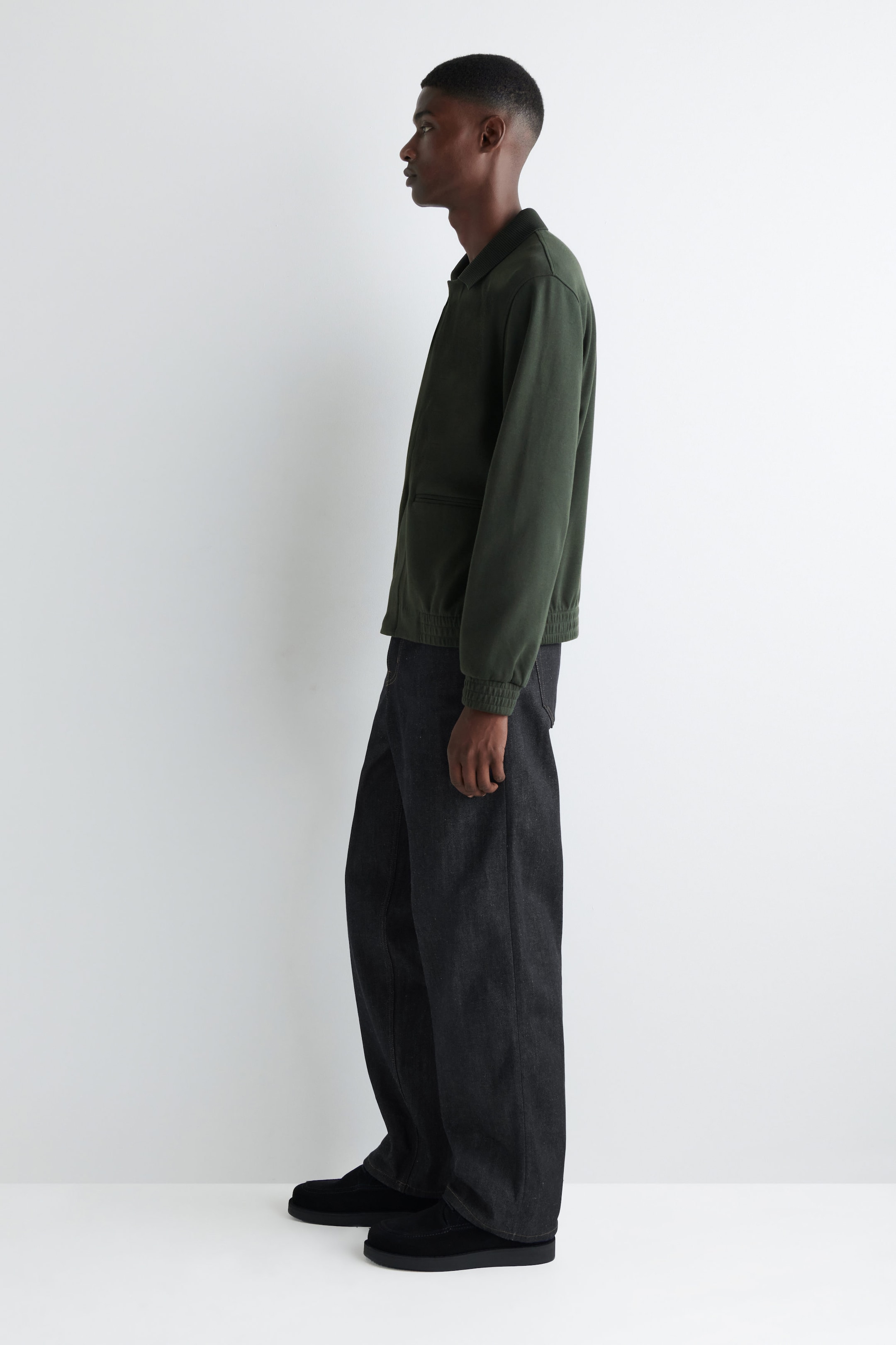 JERSEY HARRINGTON JACKET