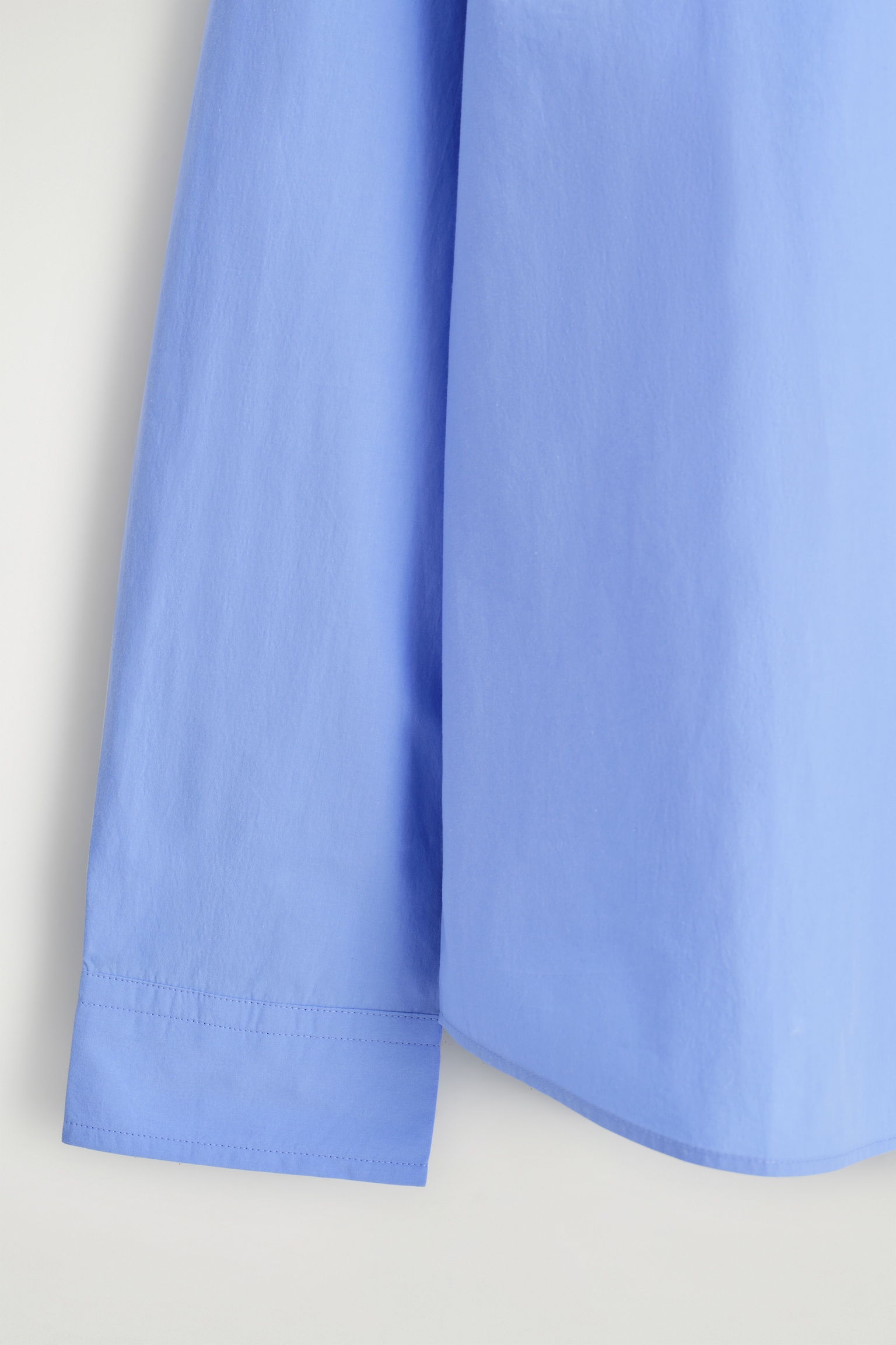 RELAXED PIMA COTTON-POPLIN SHIRT - BLUE/WHITE/LIGHT BLUE - 5