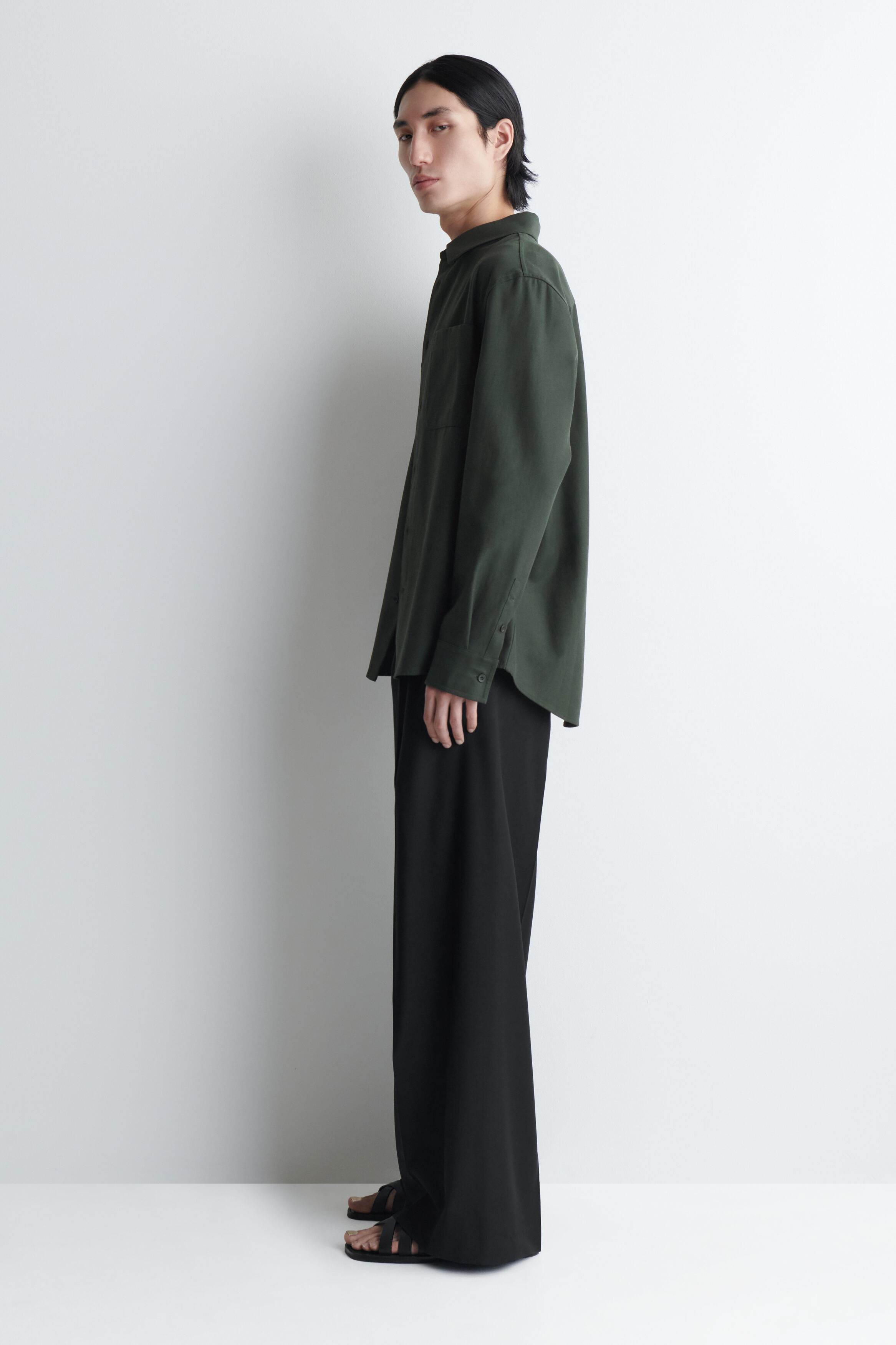 RELAXED TWILL SHIRT - thumbnail 10